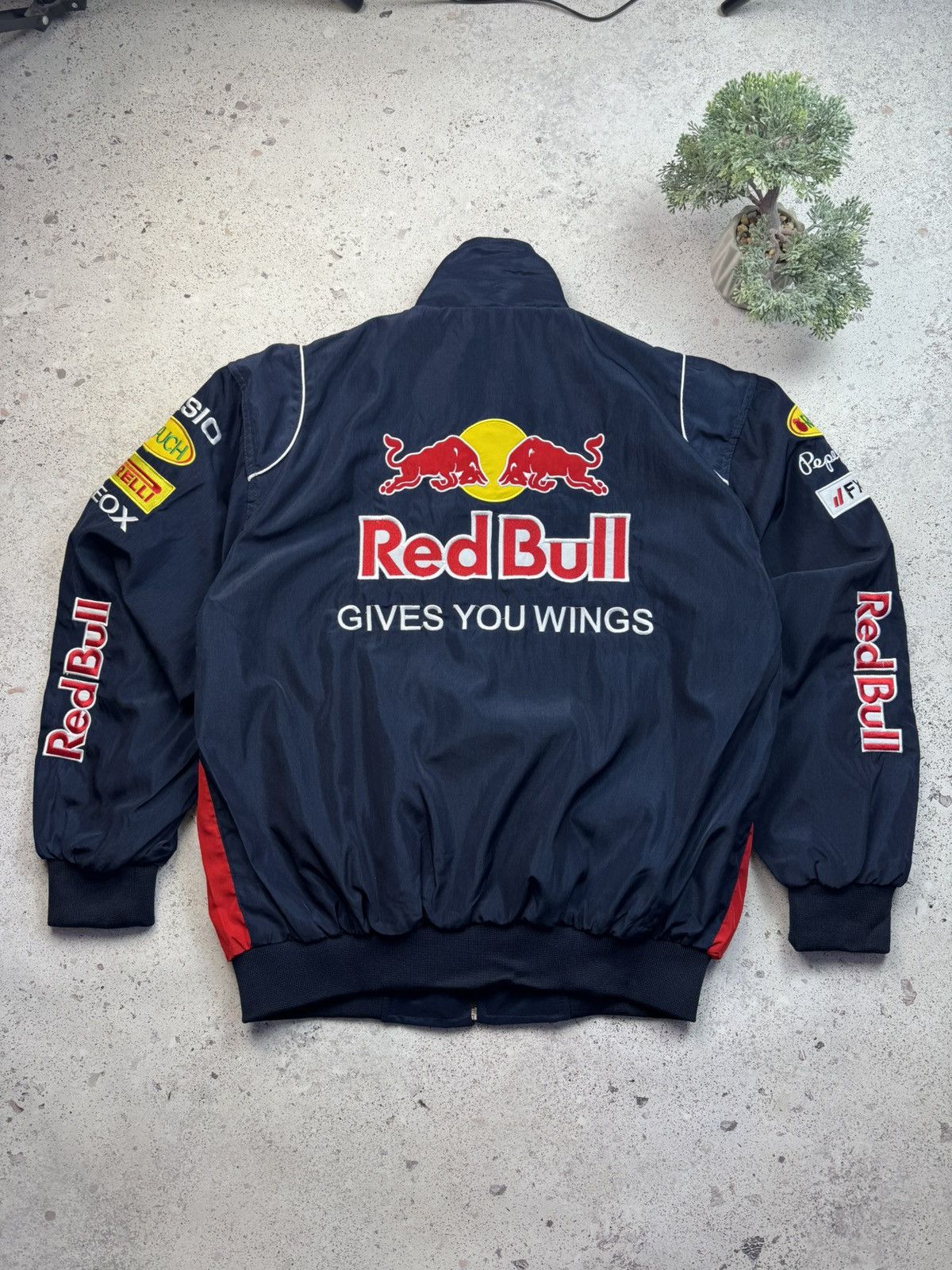 Red Bull × Vintage Infiniti Red Bull Vintage Racing Jacket Og Hype Y2k Rare Size US XL / EU 56 / 4 - 7 Thumbnail