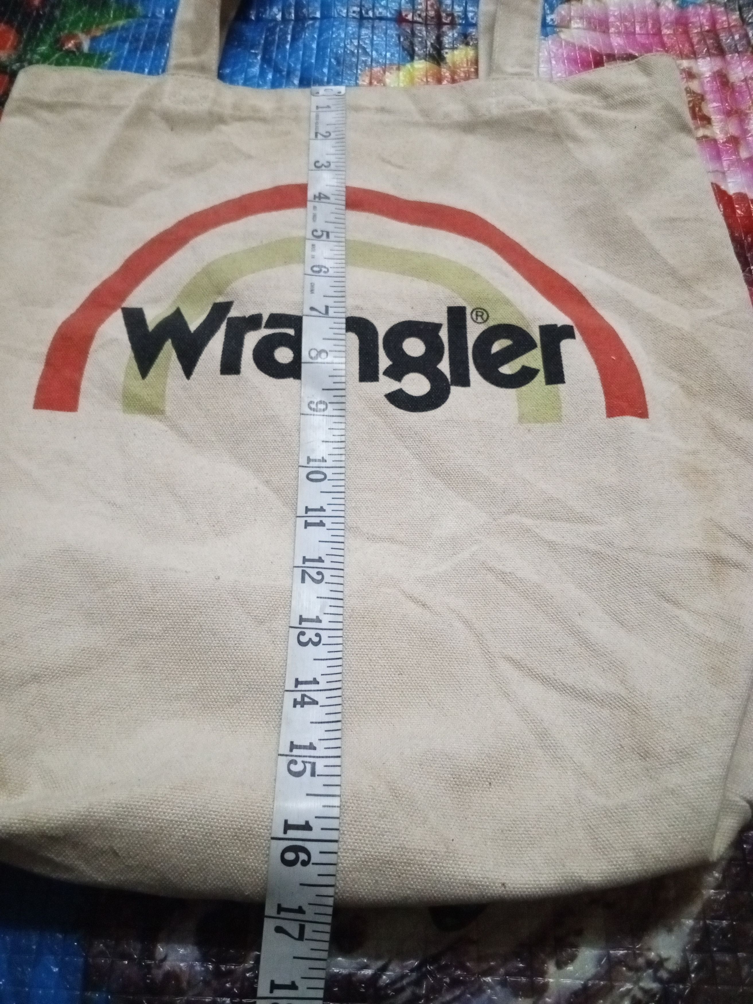 Vintage × Wrangler Wrangler canvas tote bag Size ONE SIZE - 5 Thumbnail