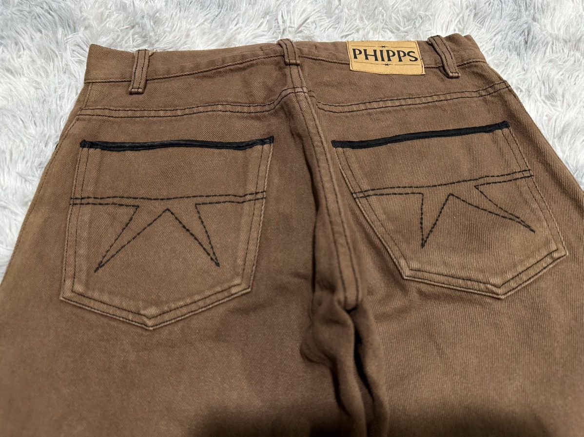 Phipps 🔥Phipps Bootcut Jeans Western Brown Size US 30 / EU 46 - 10 Thumbnail
