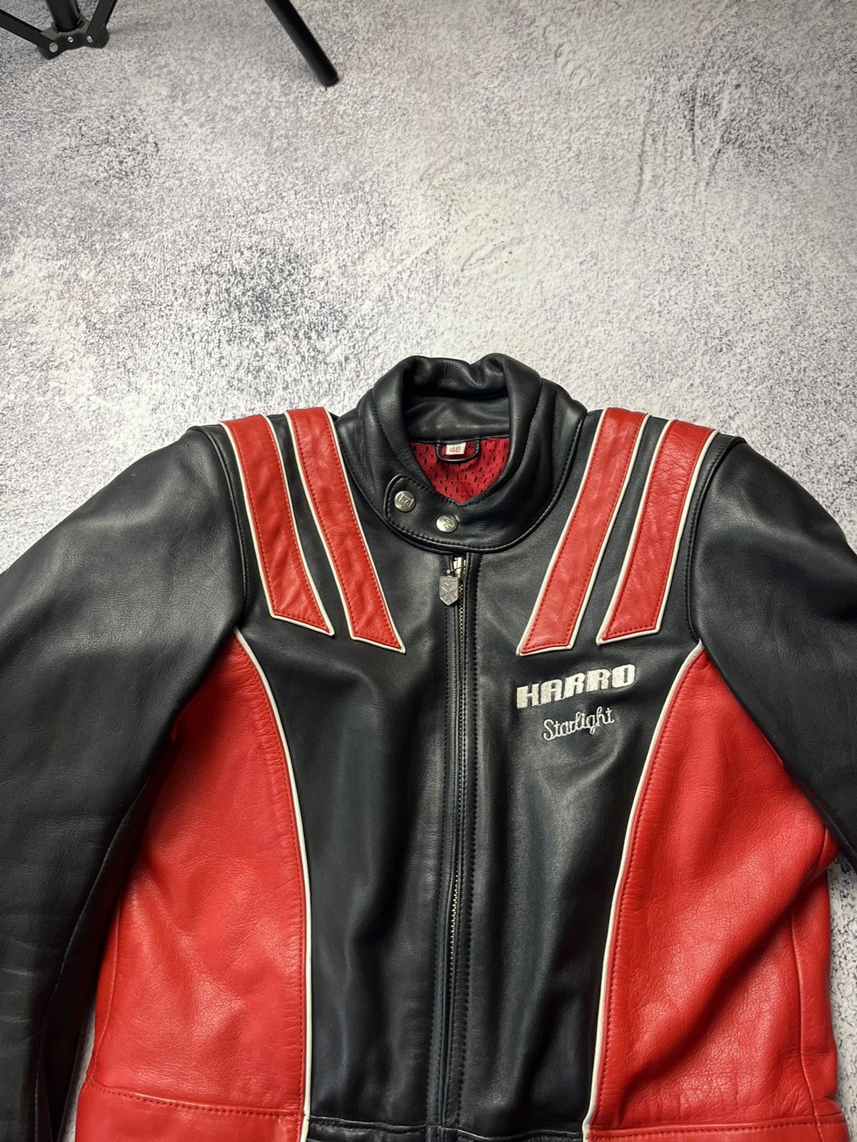Vintage Vintage Sport Harro Leather Motorcycle Jacket Y2K Size S / US 4 / IT 40 - 14 Thumbnail