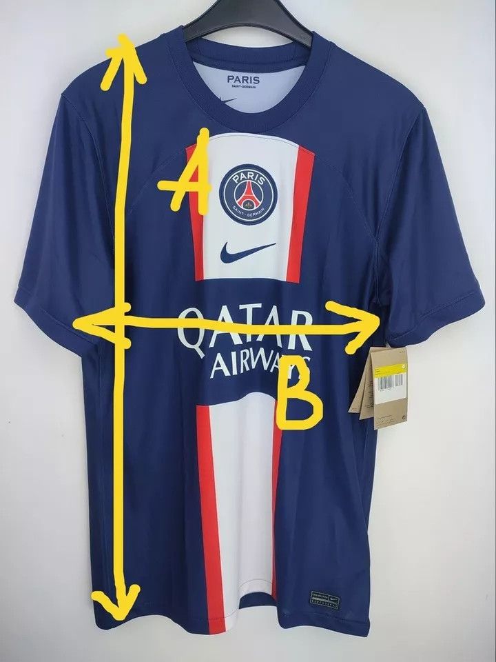 Nike 2022-23 Paris Saint-Germain Home FOOTBALL Kit SHIRT SOCCER Size US M / EU 48-50 / 2 - 4 Thumbnail