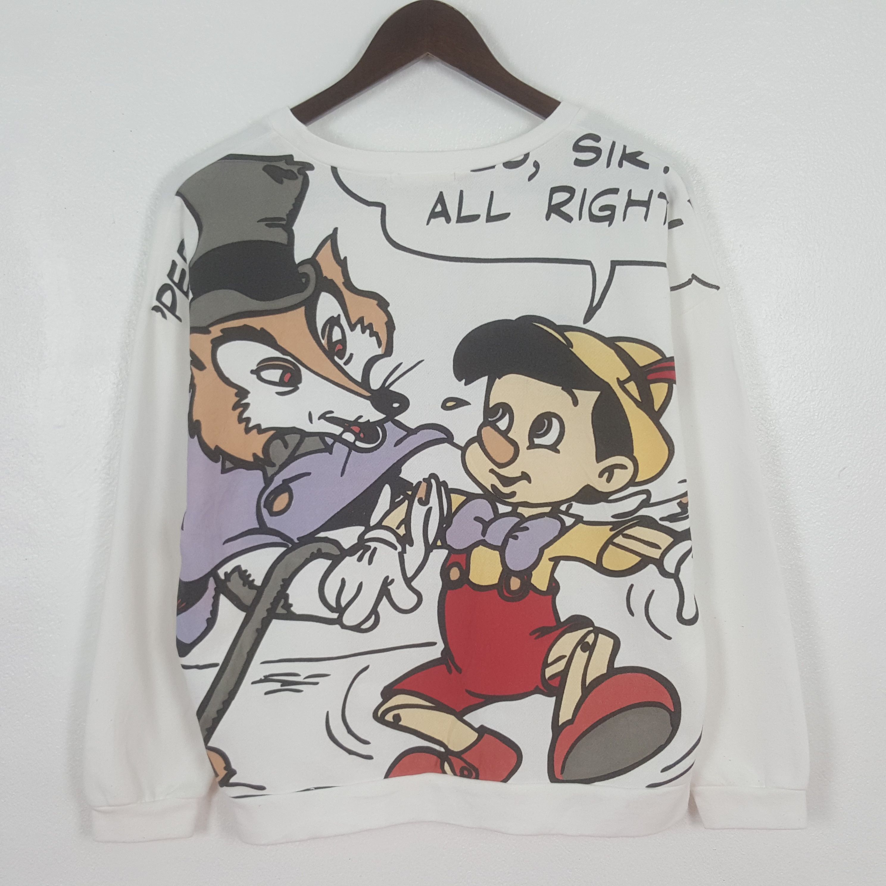 Disney Vintage Disney Pinocchio Sweatshirt Size US M / EU 48-50 / 2 - 3 Thumbnail