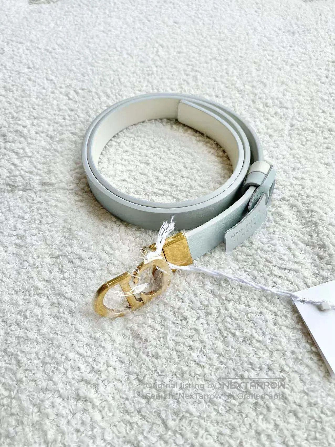 Dior Dior CD head ice blue belt| Size ONE SIZE - 1 Thumbnail