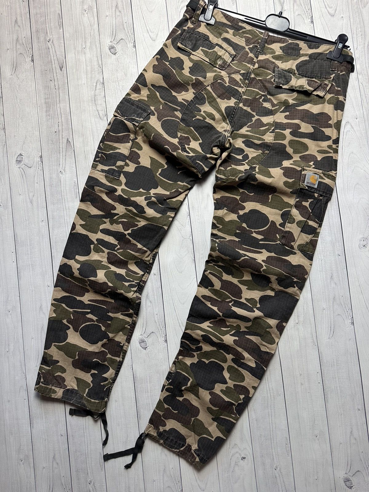 Vintage Vintage Carhartt Wip camo pants aviator rare size 30/32 Size US 30 / EU 46 - 2 Thumbnail