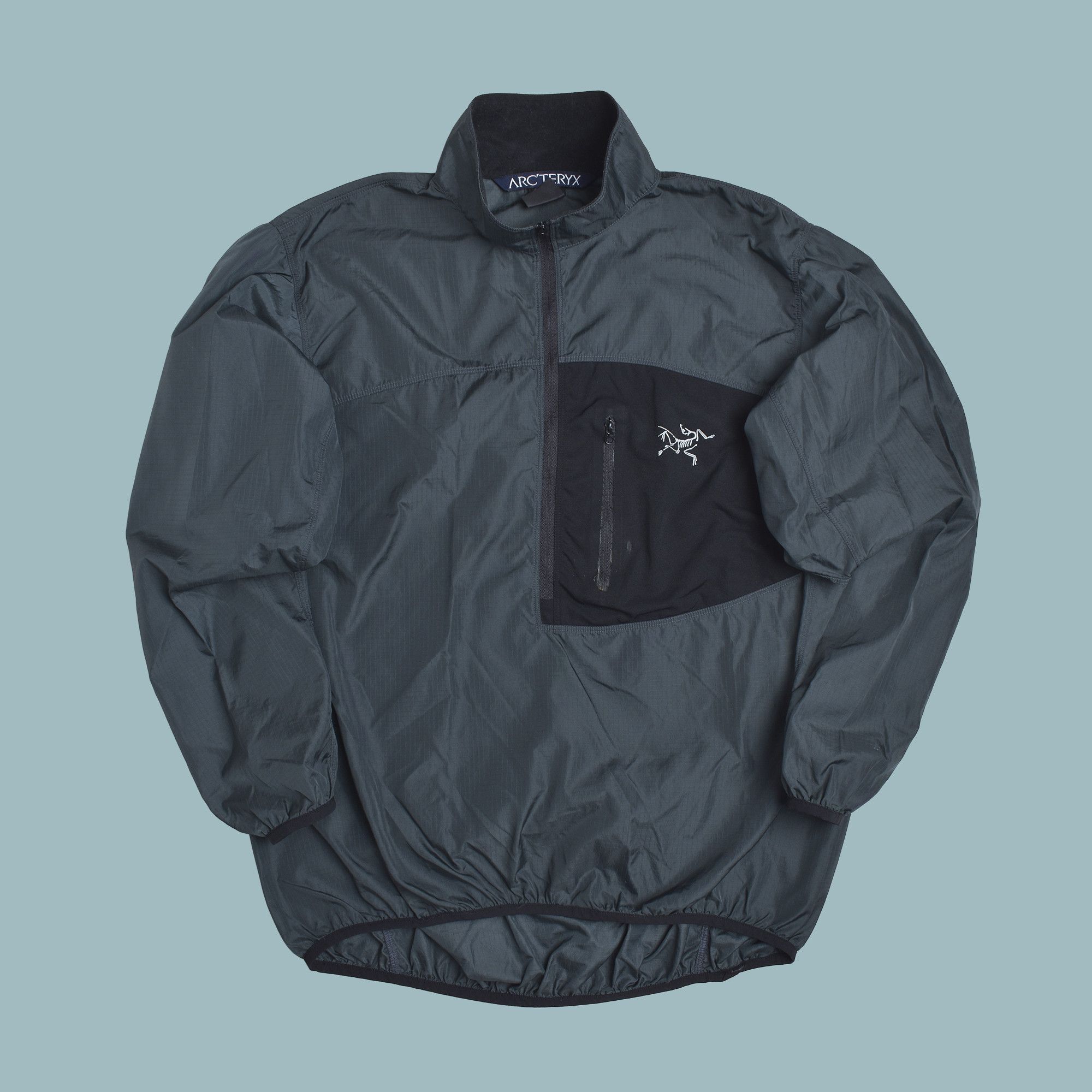 Arc'teryx ARC'TERYX Vintage 1/2 Zip Pullover Windbreaker Cinder Size L / US 10 / IT 46 - 1 Thumbnail