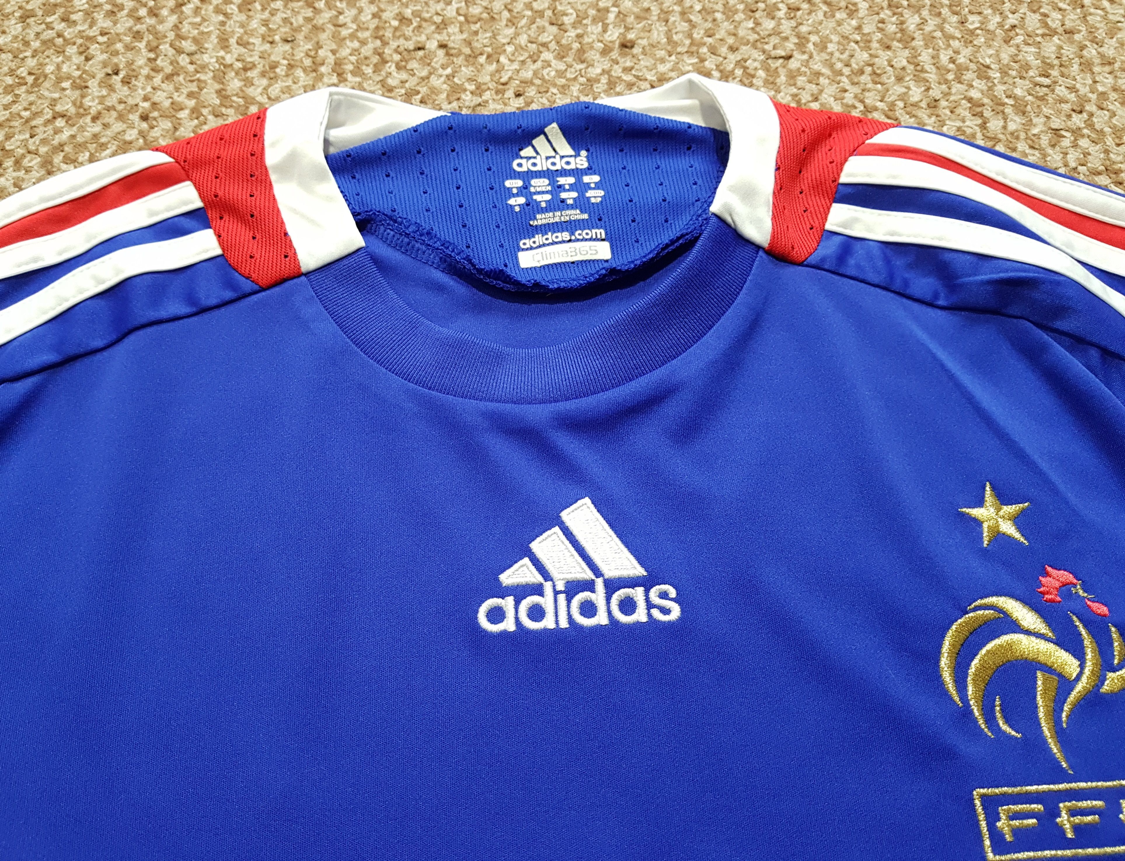 Adidas Adidas France National Jersey Home 2007-08 Soccer Football Size US S / EU 44-46 / 1 - 10 Thumbnail