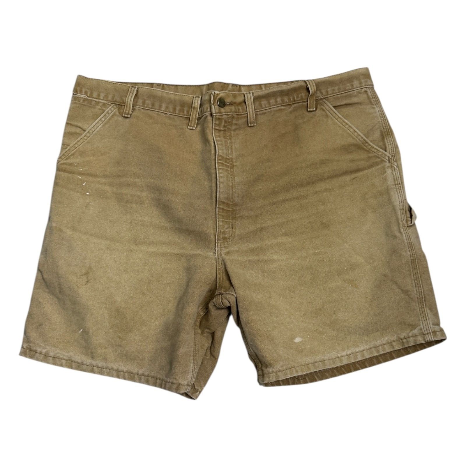 Carhartt CARHARTT Vintage 90s Work Wear Canvas Duck Denim Shorts 2XL Size US 42 / EU 58 - 2 Thumbnail