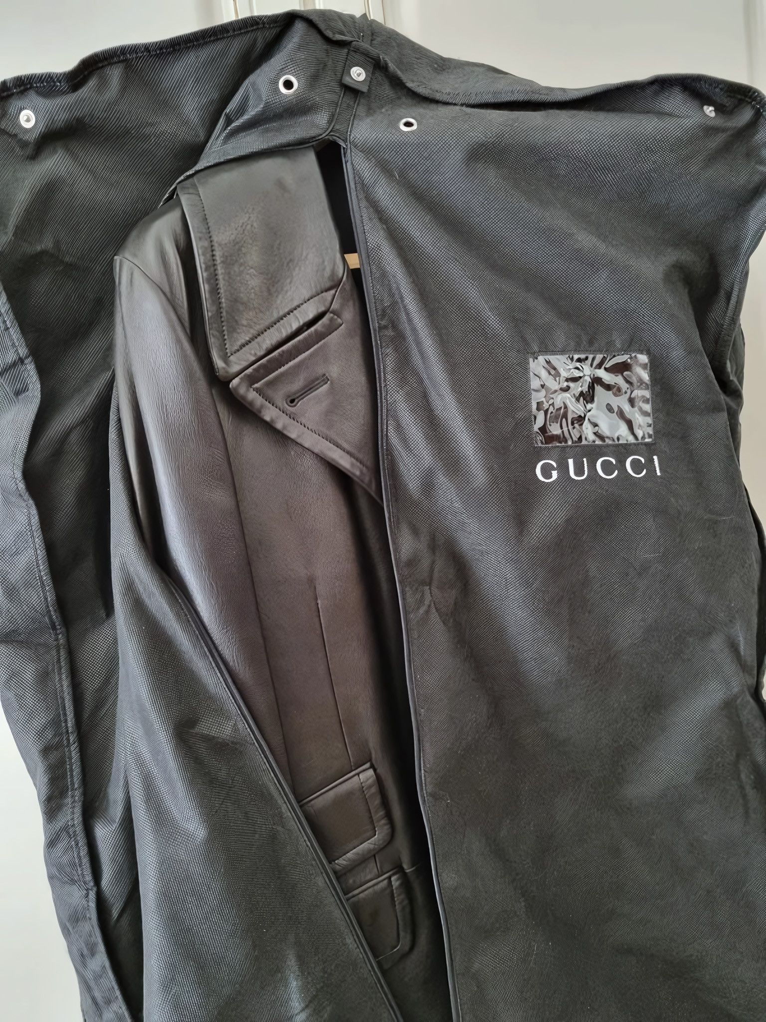 Gucci DOUBLE BREASTED LEATHER COAT BY TOM FORD Size US M / EU 48-50 / 2 - 3 Thumbnail