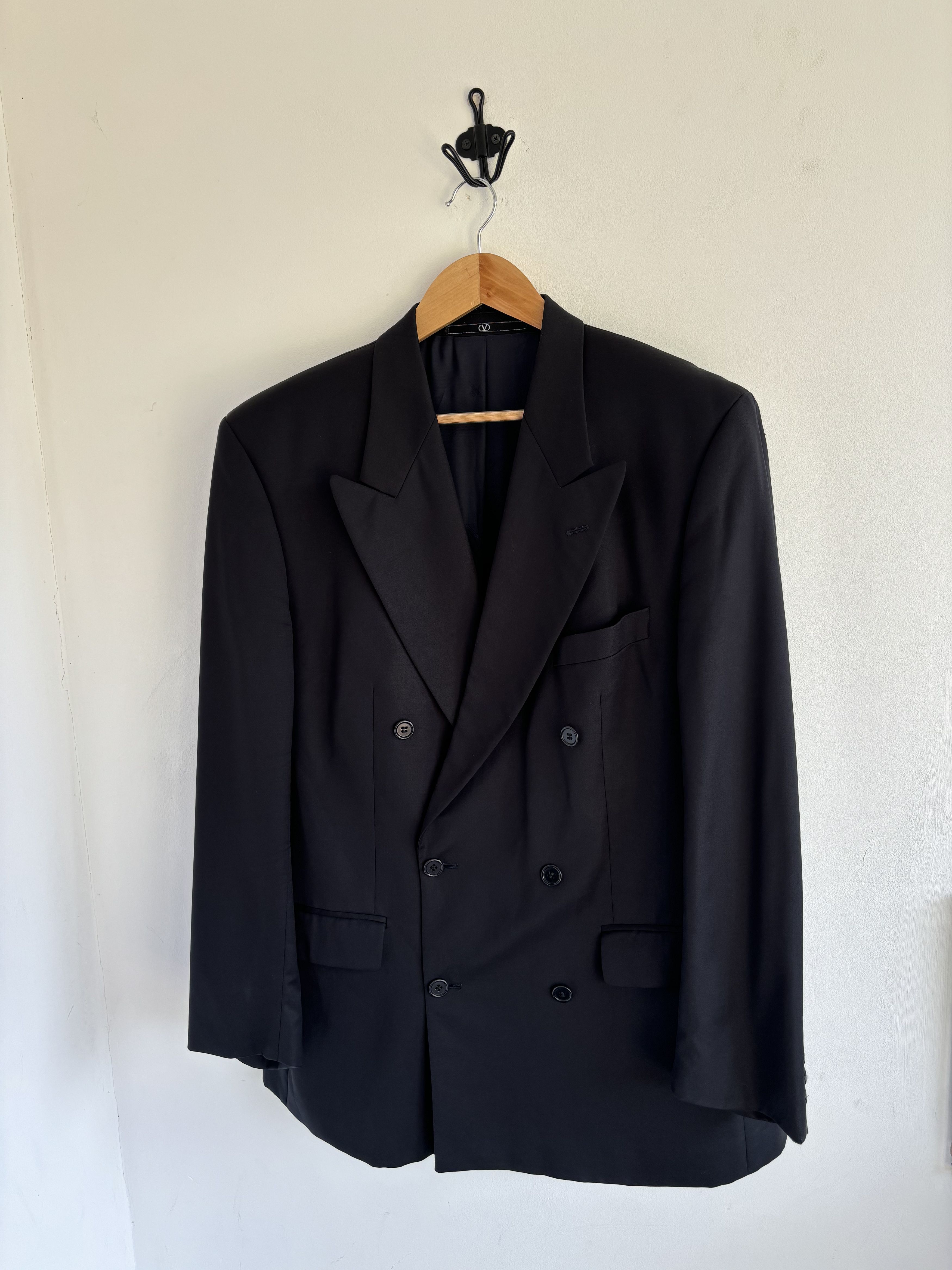 Valentino Vintage Valentino Double Breated Wool Blazer size 50 Size 50R - 1 Thumbnail
