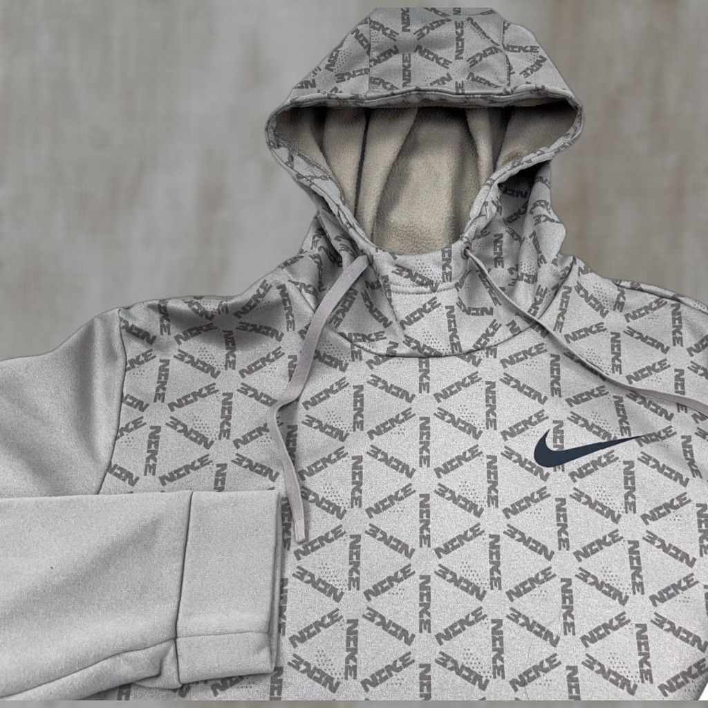 Nike Nike Hoodie Men Large Brown Sweatshirt Sweater Therma Fit Performance Regular Zip Hooded Logo Size US L / EU 52-54 / 3 - 1 Thumbnail