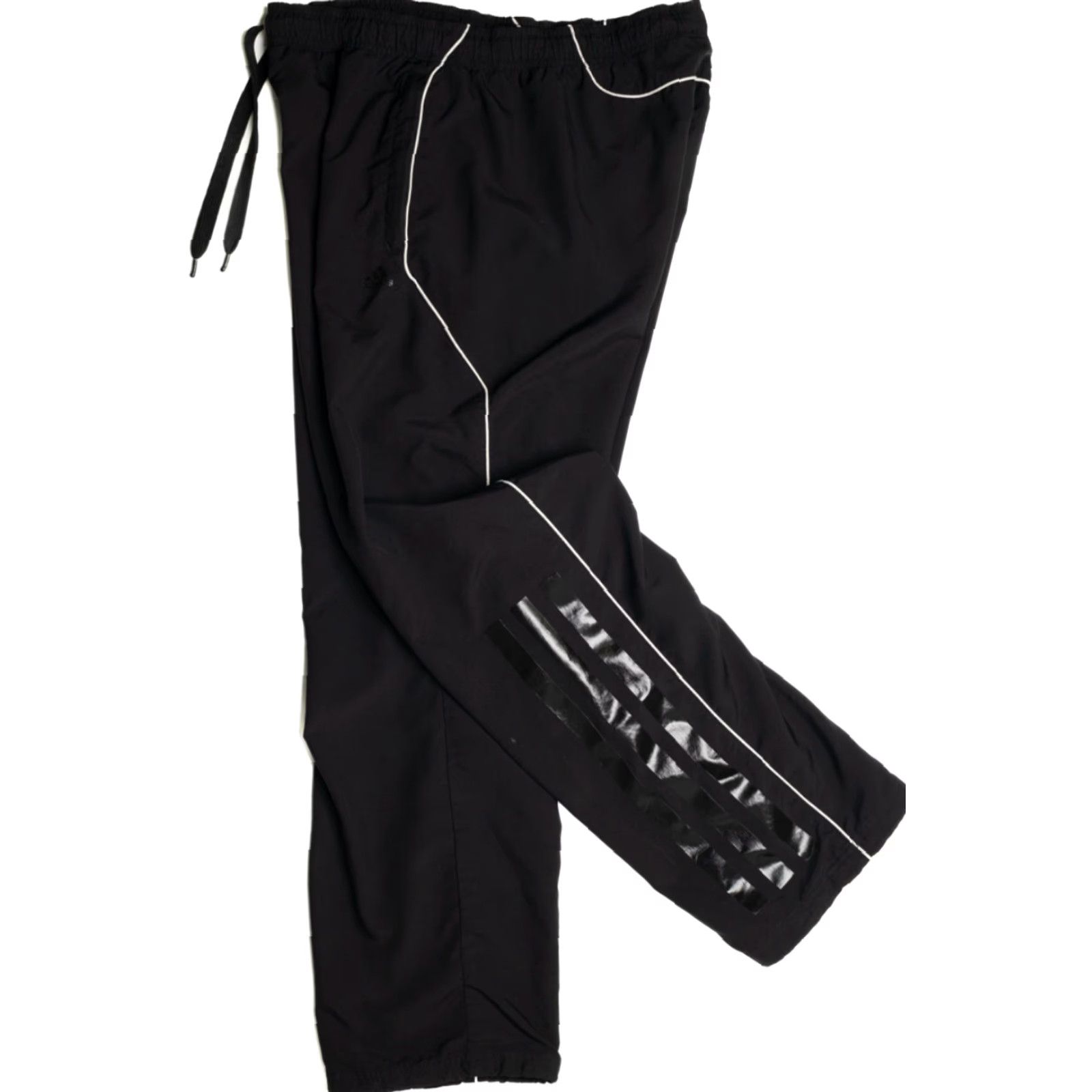 Adidas VINTAGE Adidas Track Pants Black X-Large 36 Elastic Waist Activewear Adidas Track Pants Black X-Large 36 Elastic Waist Activewear Mens Size US 36 / EU 52 - 2 Thumbnail