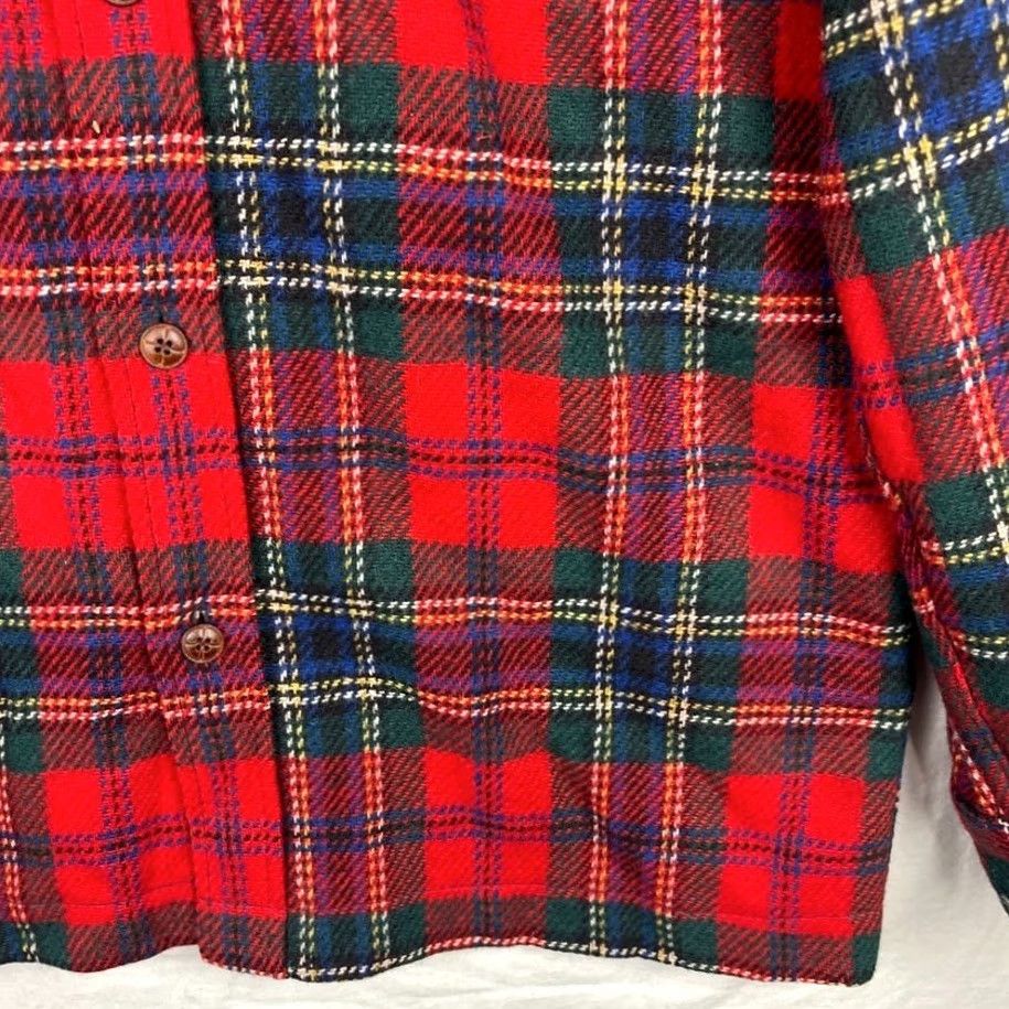 Pendleton VINTAGE Pendleton Lobo Shooting Shirt Mens Large Red Tartan Flannel Button Up Size US L / EU 52-54 / 3 - 5 Thumbnail