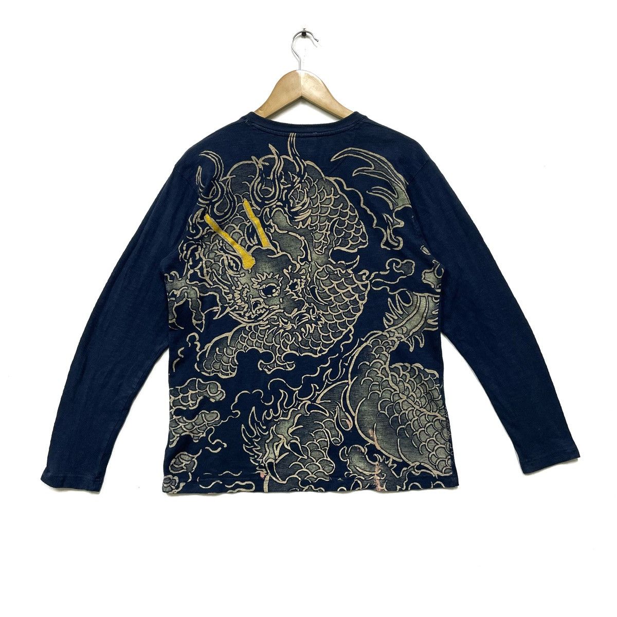 Vintage Dragon Sukajan Fullprint Embroidery Japanese Motif Size US M / EU 48-50 / 2 - 5 Thumbnail