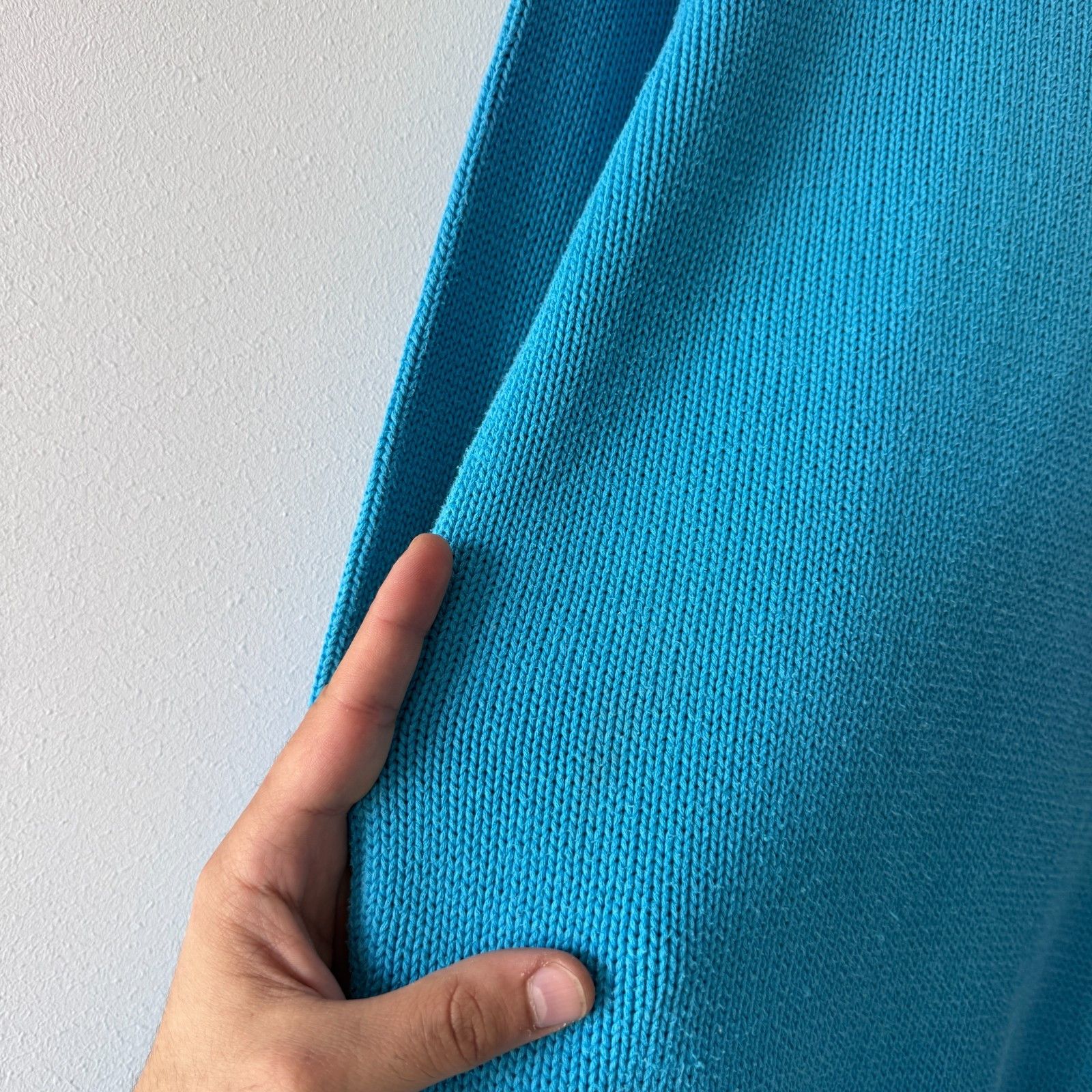 Polo Ralph Lauren Ralph Lauren Light Blue Vintage Knit Sweater Polo Mens Y2K Size US M / EU 48-50 / 2 - 5 Thumbnail