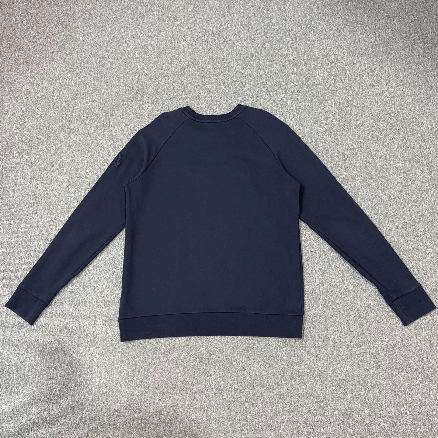 Moncler Moncler Navy chest embroidered logo sweatshirt 3XL Size US XXL / EU 58 / 5 - 2 Thumbnail