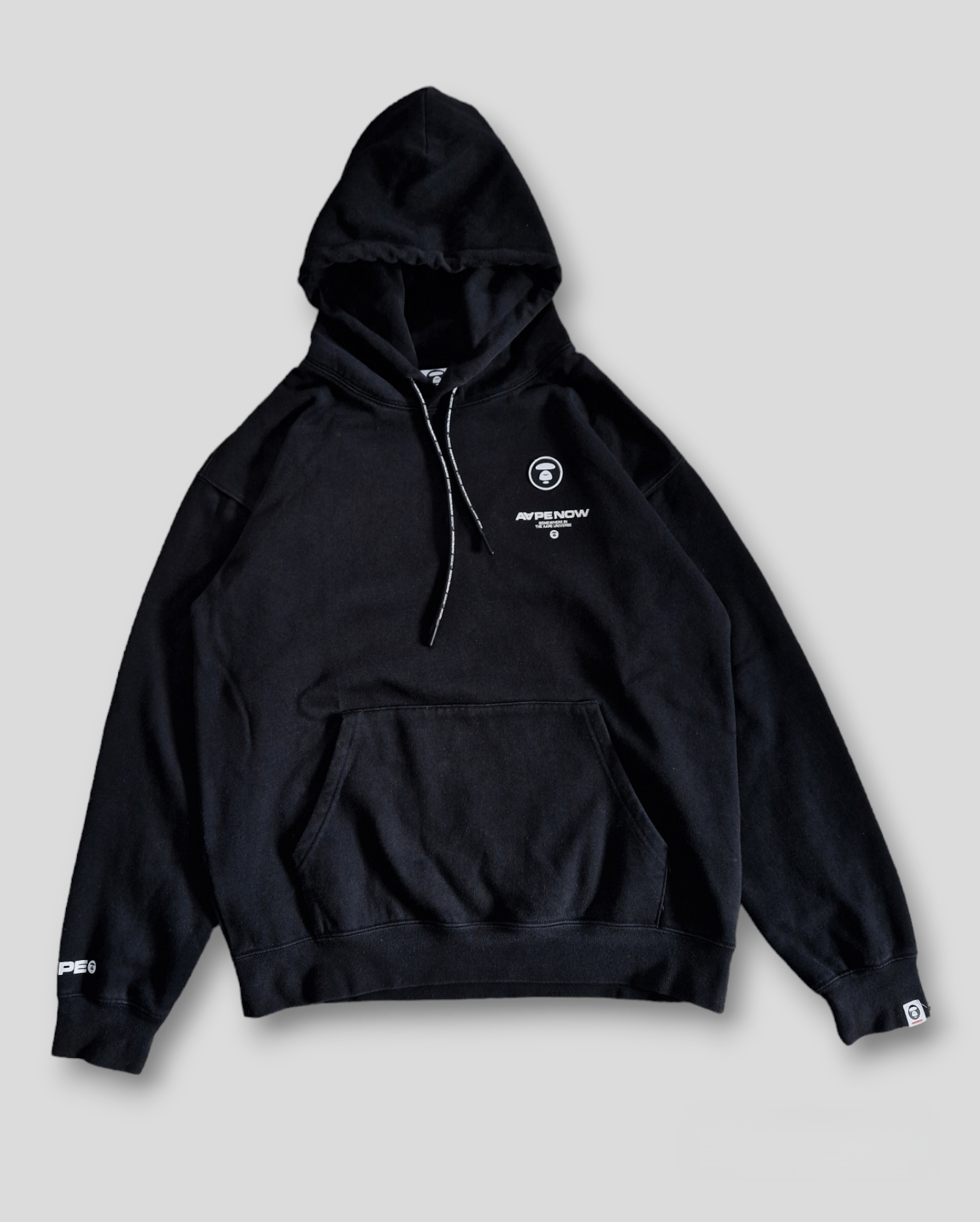 Aape by A Bathing Ape Pullover Hoodie Black Aapenow