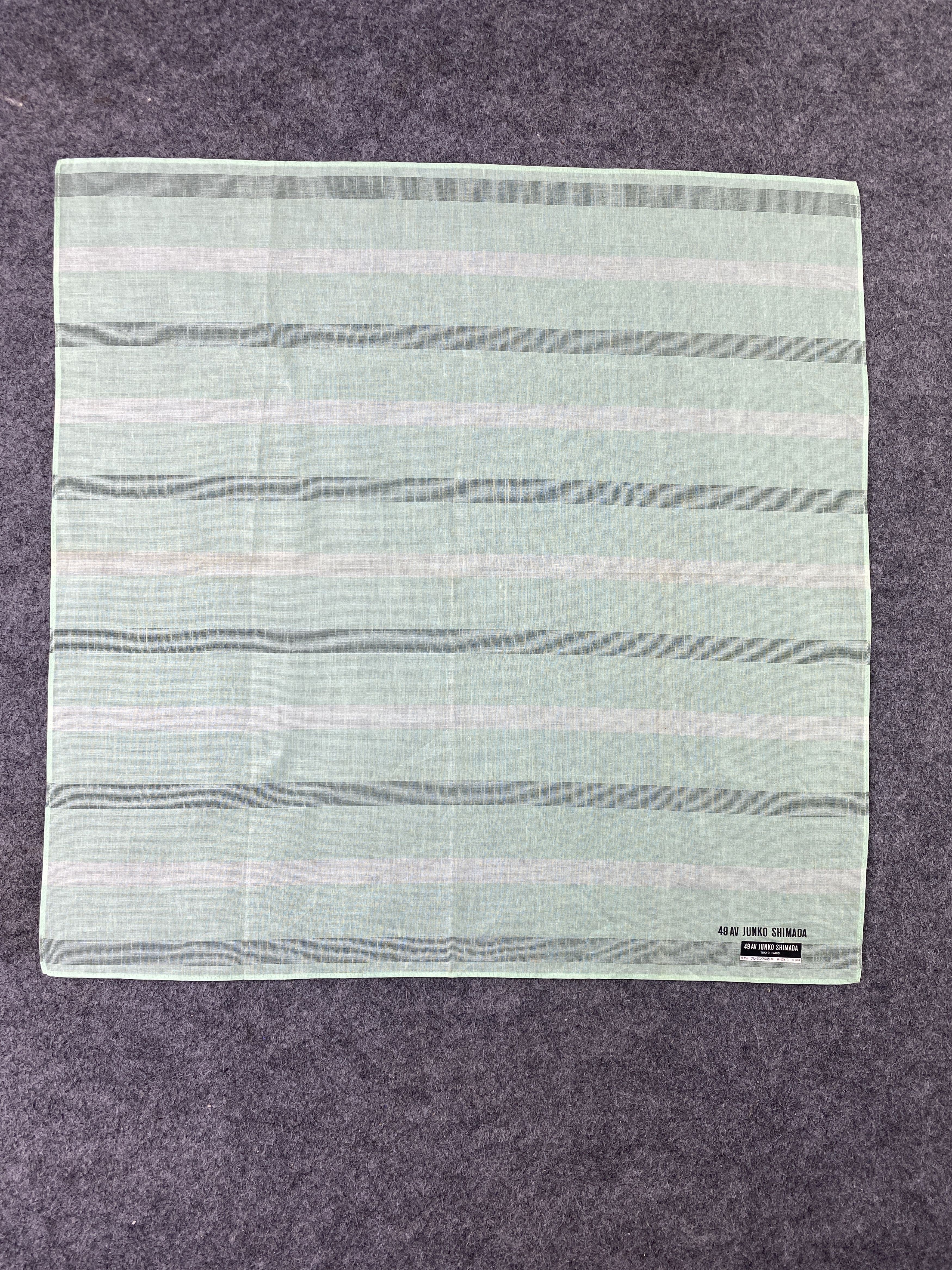 Japanese Brand 49 AV Junko Shimada Handkerchief Neckerchief Bandana-B362 Size ONE SIZE - 3 Thumbnail