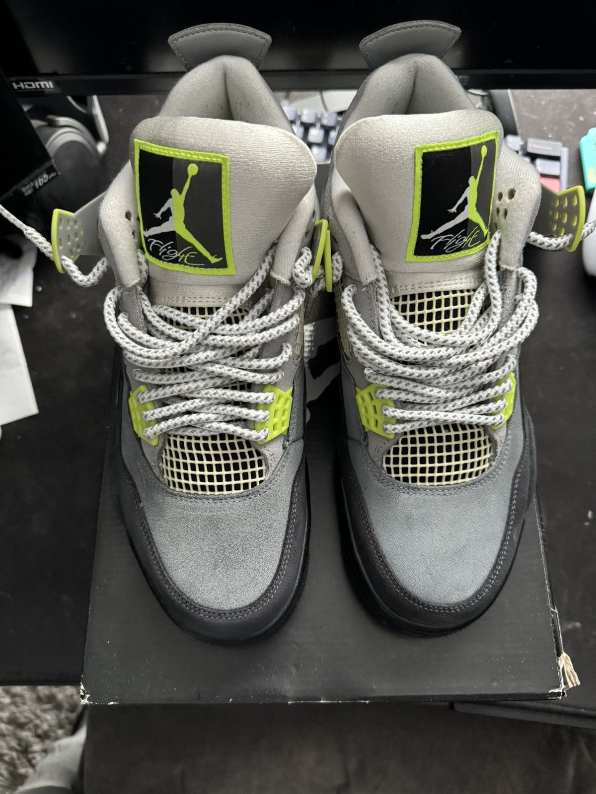 Size 6.5 - Jordan 4 Retro SE Mid Neon 95 for sale online | eBay