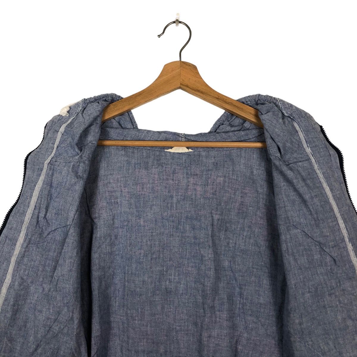 Japanese Brand 🔥90’s Vintage Bomber Jacket Denim Melmo Issey Miyake Size US M / EU 48-50 / 2 - 12 Thumbnail