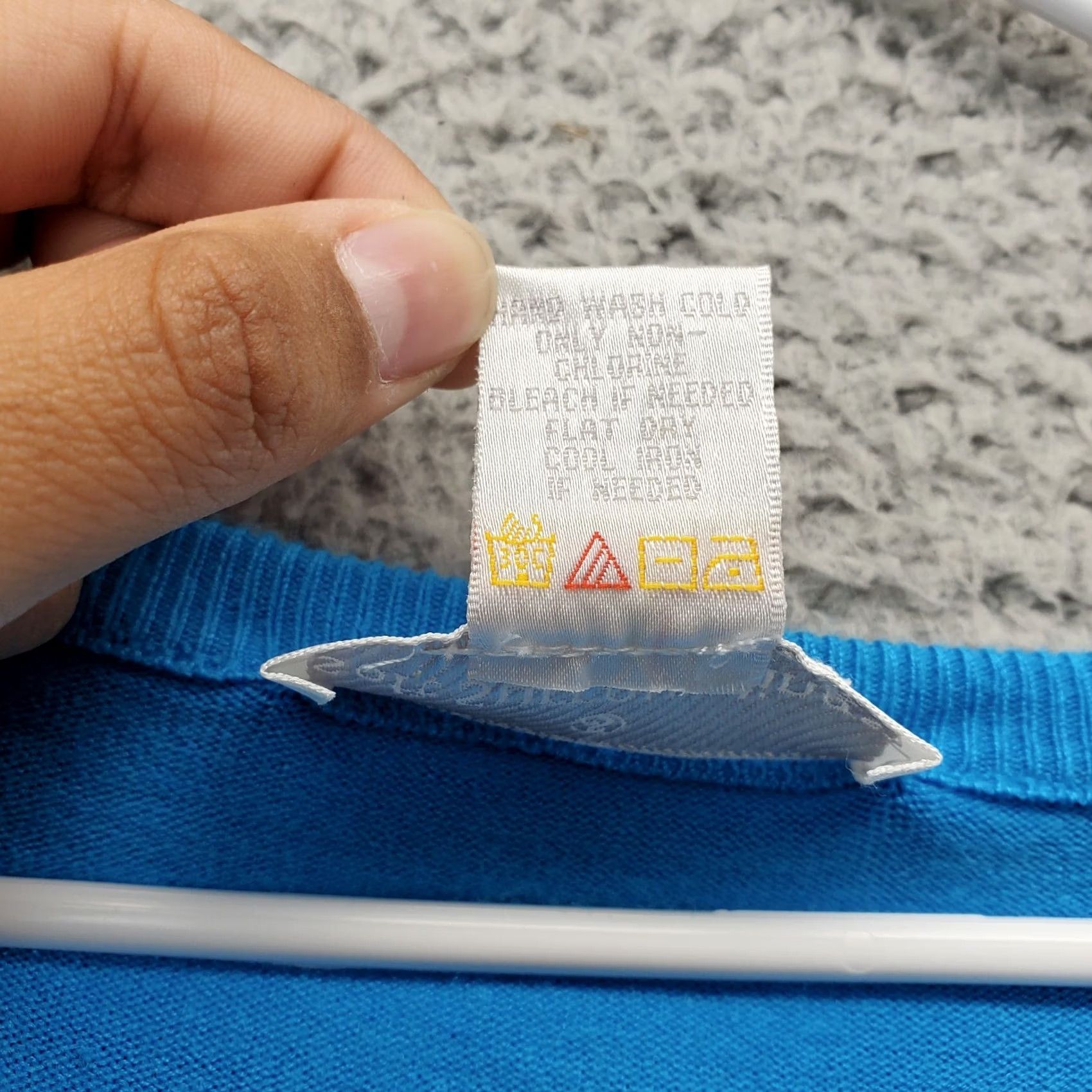 Soft Surroundings Soft Surroundings Kimono Top Women L Blue V-Neck Pullover Knit 3/4 Sleeve Shirt Blouse Casual Size L Size L / US 10 / IT 46 - 4 Thumbnail
