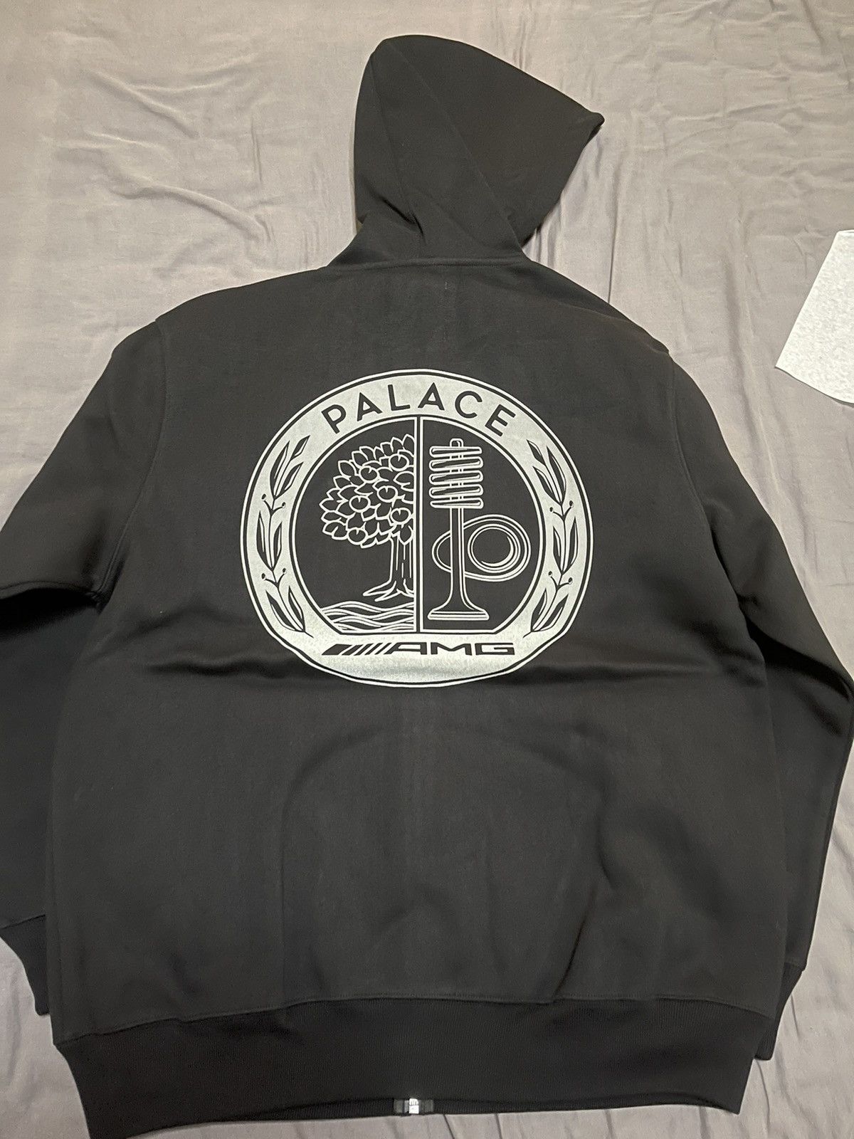 Palace Palace amg 2.0 zip up hood black | Grailed