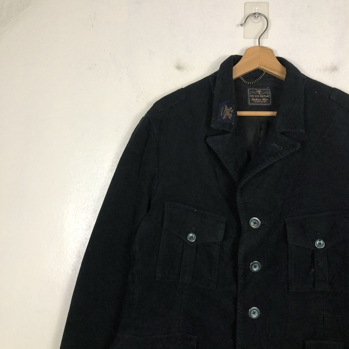 Japanese Brand 📌VINTAGE BIKET JACKET REPLAY JAPAN MUTLI POCKETS BONDAGE Size US L / EU 52-54 / 3 - 9 Thumbnail