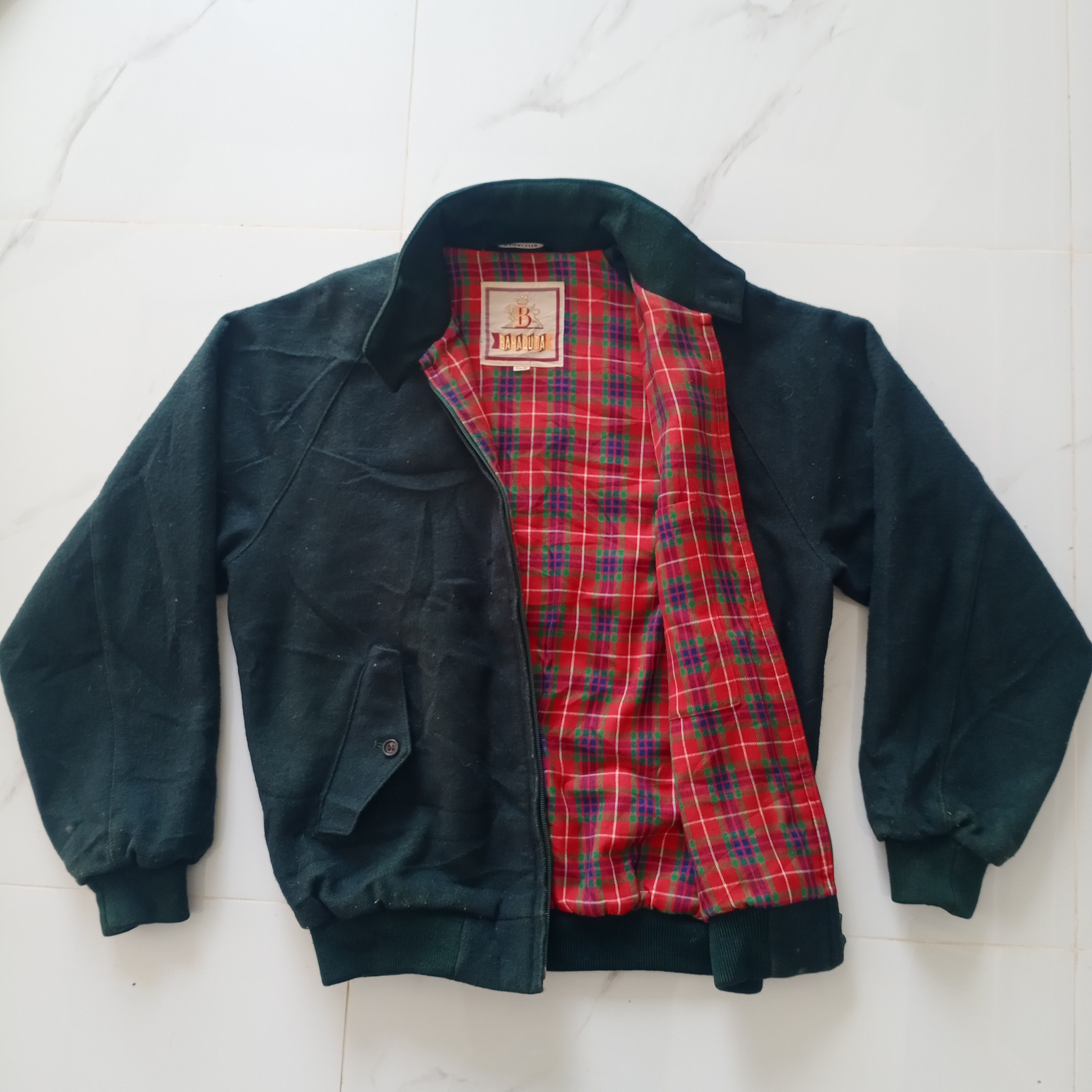 Baracuta BARACUTA G9 Vintage jacket tartan dark green size 38 Size US M / EU 48-50 / 2 - 2 Thumbnail