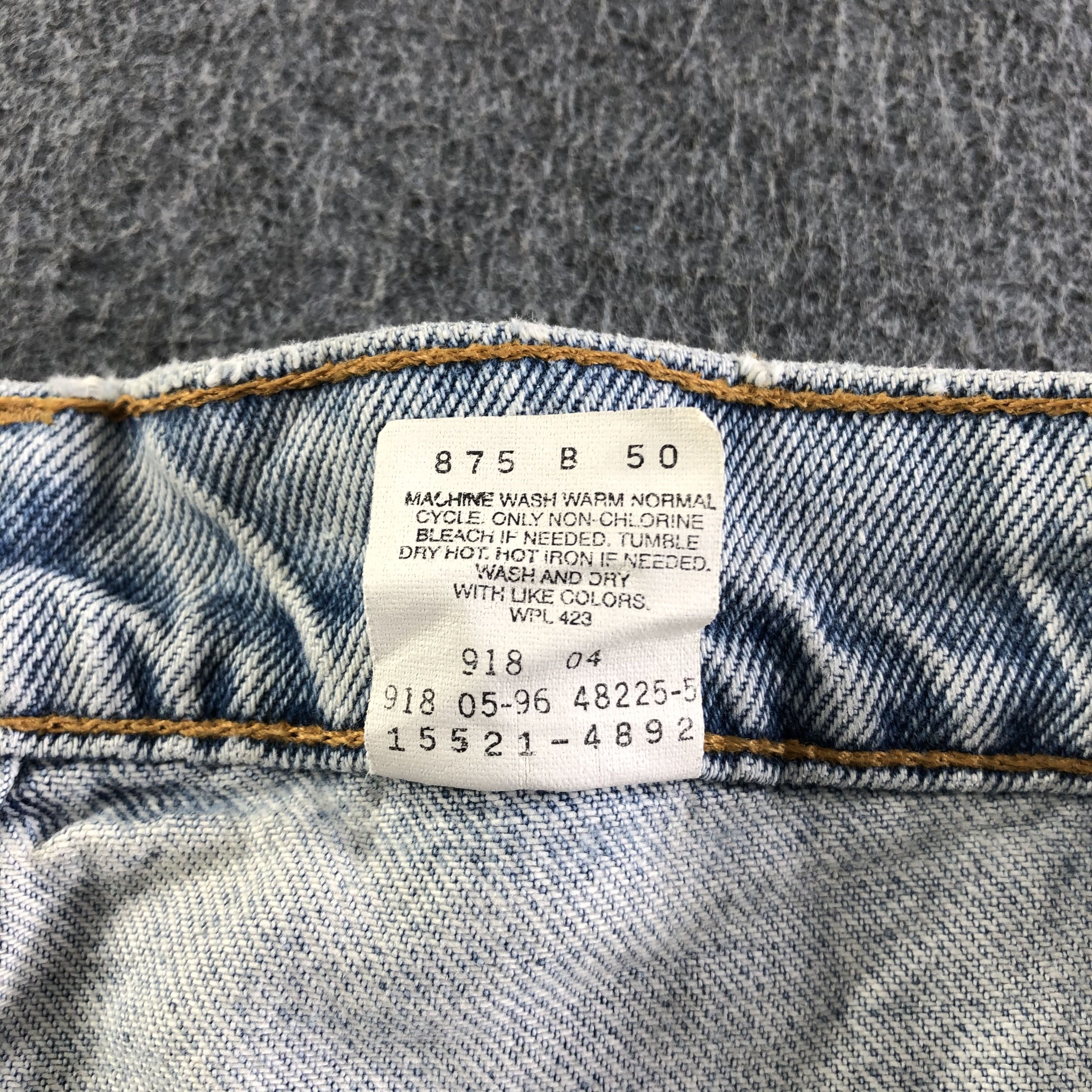 Levi's Vintage Light Wash Levis 521 Jeans-J4475 Size US 28 / EU 44 - 12 Thumbnail