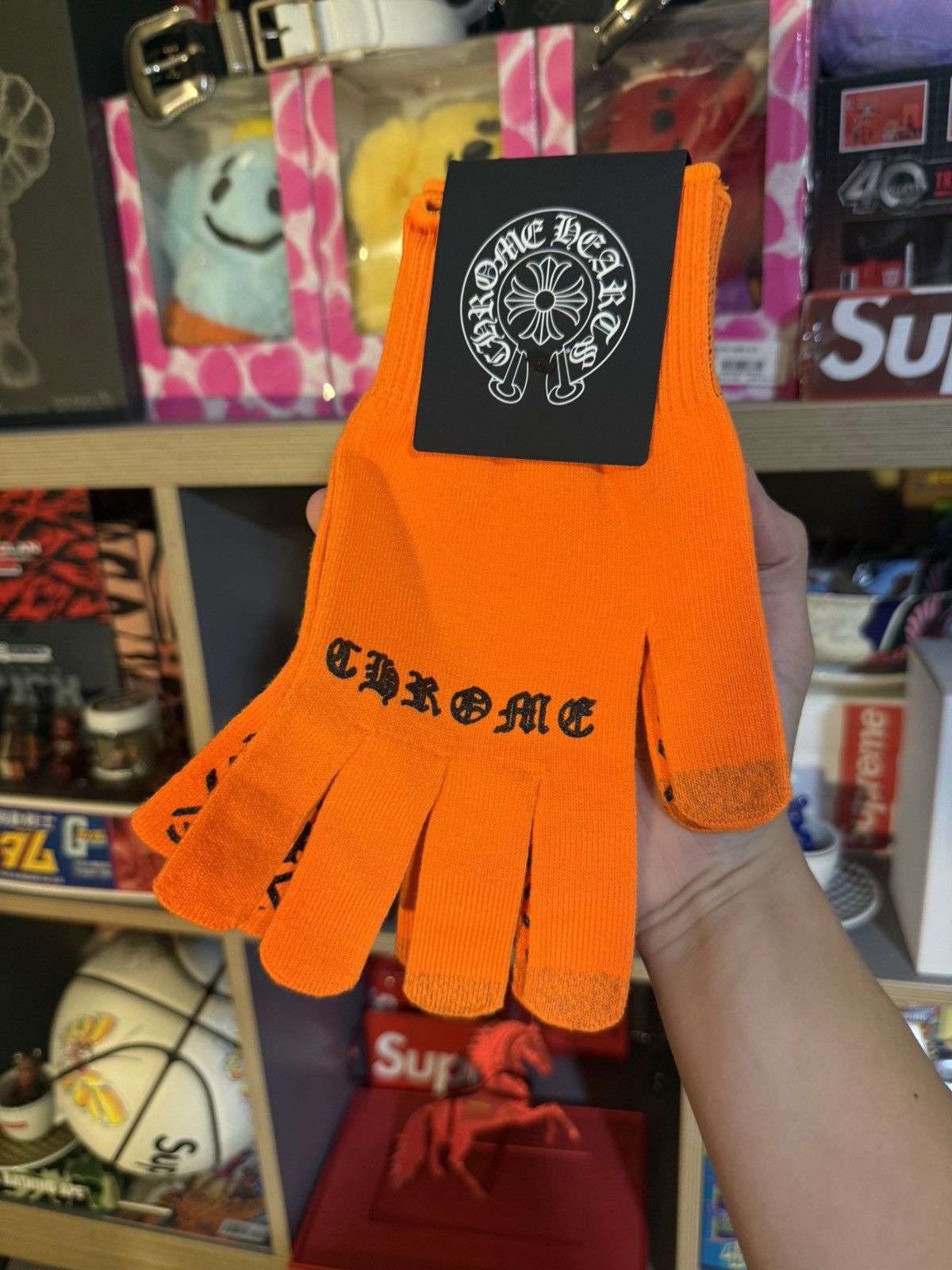 Chrome Hearts Chrome Hearts Silk Scarf in Orange | Grailed
