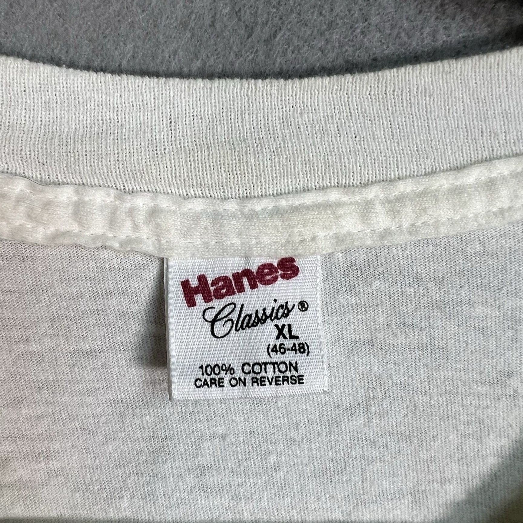 Hanes VINTAGE Turkarica 1990 NOAC Lodge 266 Wild Animals T Shirt Adult XL White MEN XL Graphic Tee Size US XL / EU 56 / 4 - 6 Thumbnail