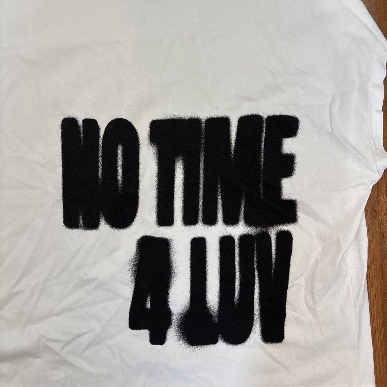 Bershka Bershka No Time 4 Luv Shirt Size Small Oversized blk n white Size US S / EU 44-46 / 1 - 2 Thumbnail