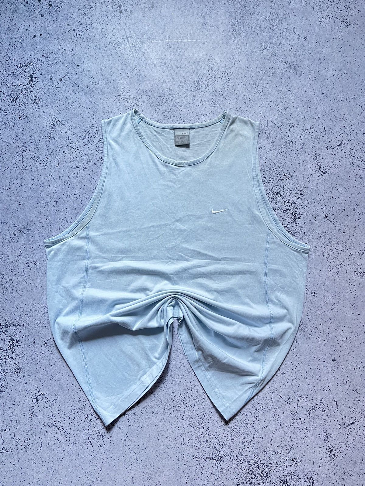 Nike × Vintage Nike Mini Swoosh Vintage 90s Streetwear Tank Top Y2K Style Size US XL / EU 56 / 4 - 2 Thumbnail