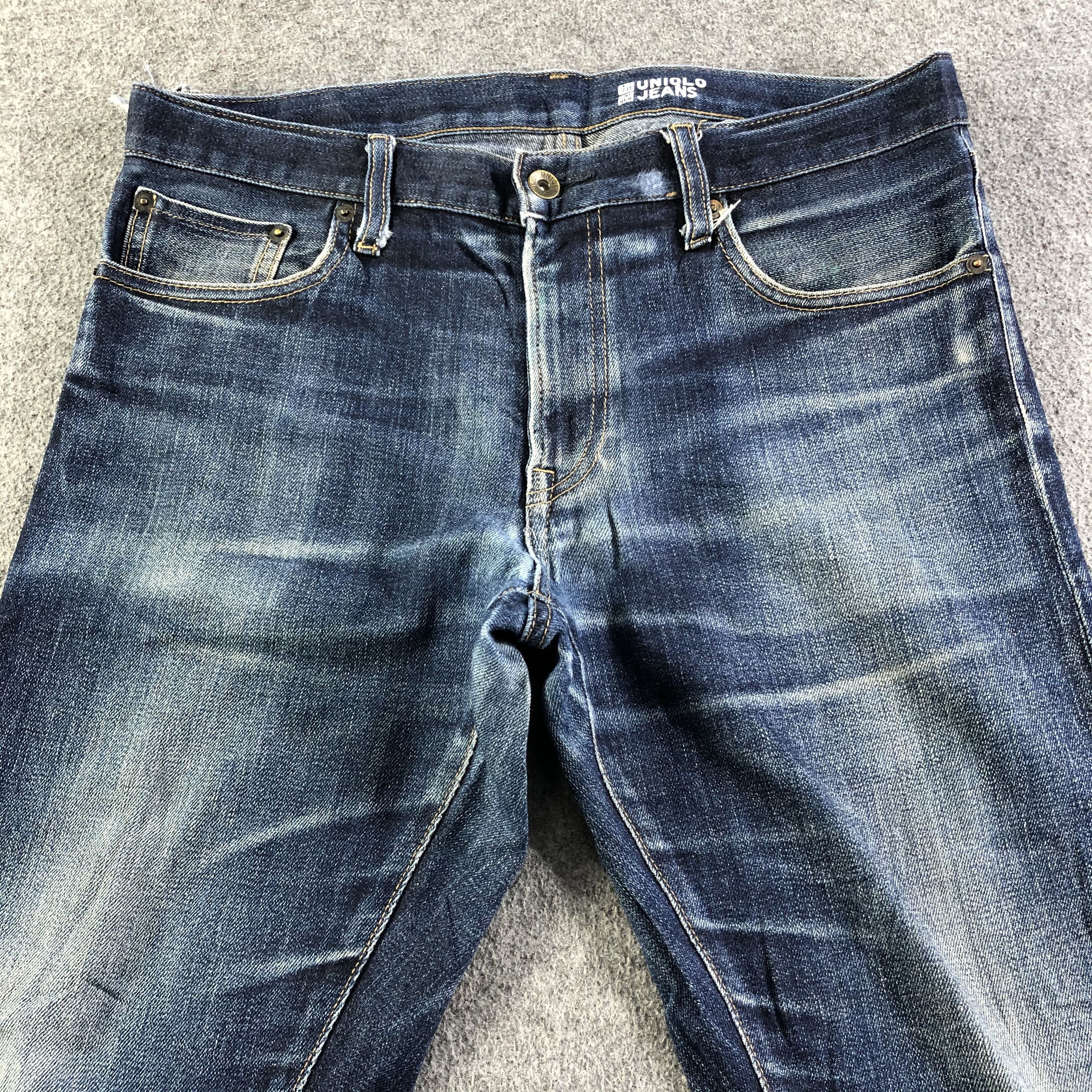 Uniqlo Blue Wash Uniqlo Selvedge Jeans-J2975 Size US 33 - 3 Thumbnail
