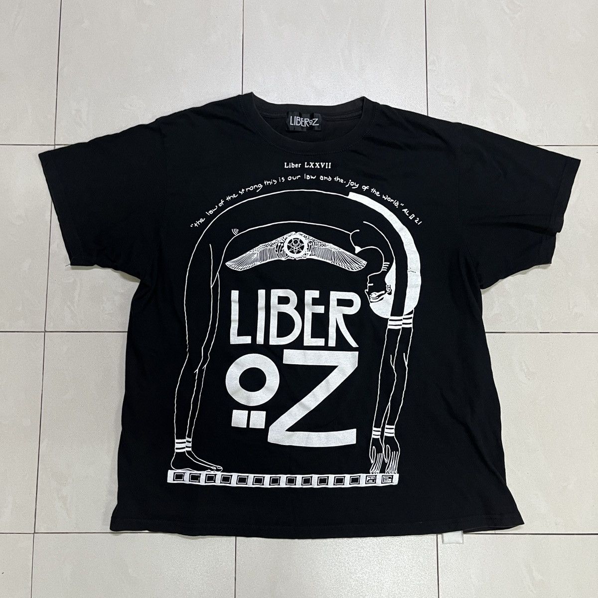Vintage Vintage Liber Oz Cult T Shirt Size US L / EU 52-54 / 3 - 2 Thumbnail