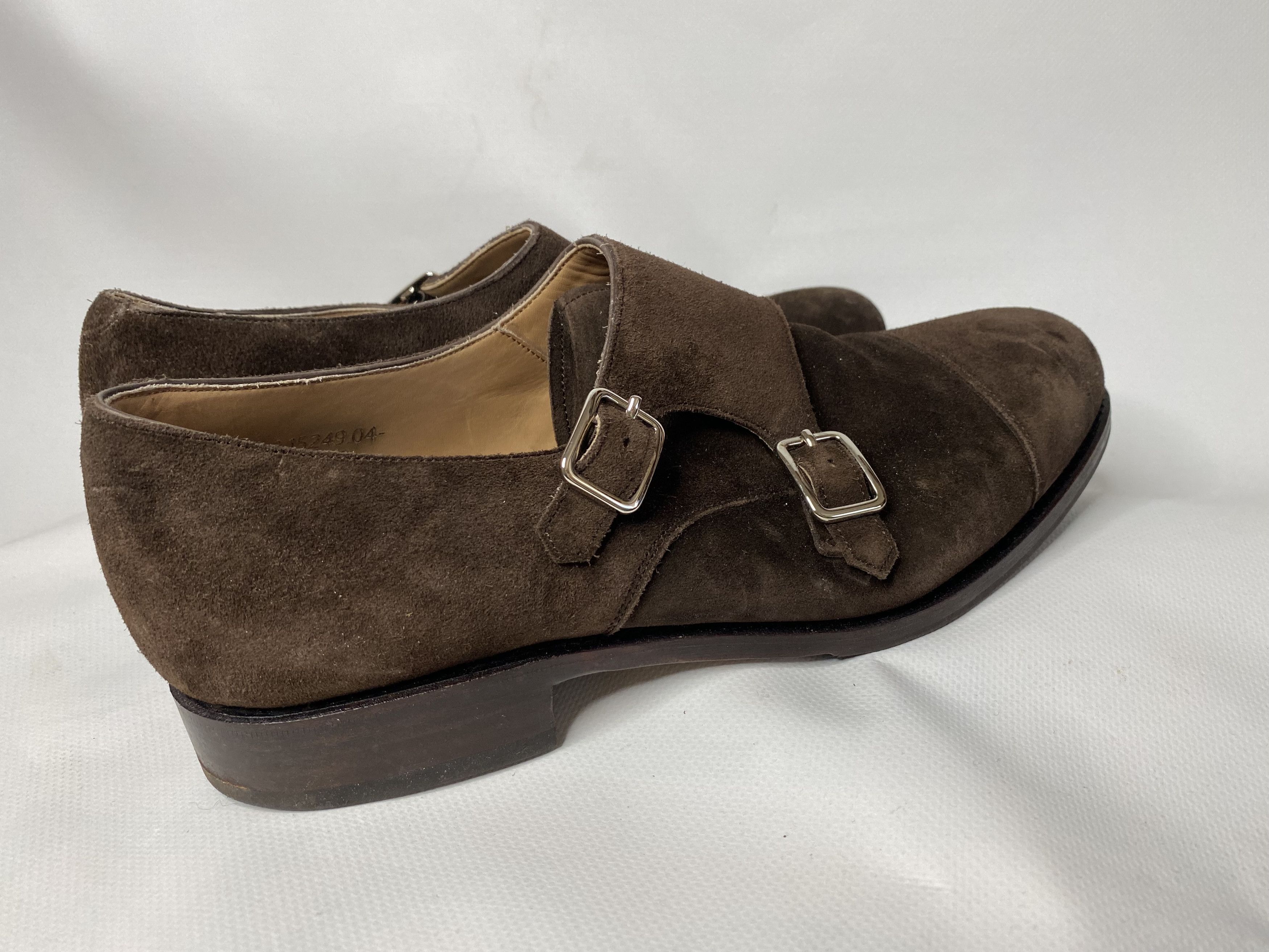 Carmina × Vintage CARMINA FOR PELIKAMO DOUBLE MONK STRAP CALF SUEDE SIZE EU 40 Size US 8 / EU 41 - 3 Thumbnail