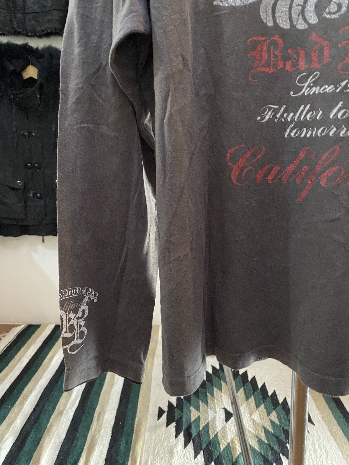 Hysteric Glamour Japanese BadBoy Double Layer Poem Grunge longsleeve tee Size US XL / EU 56 / 4 - 10 Thumbnail