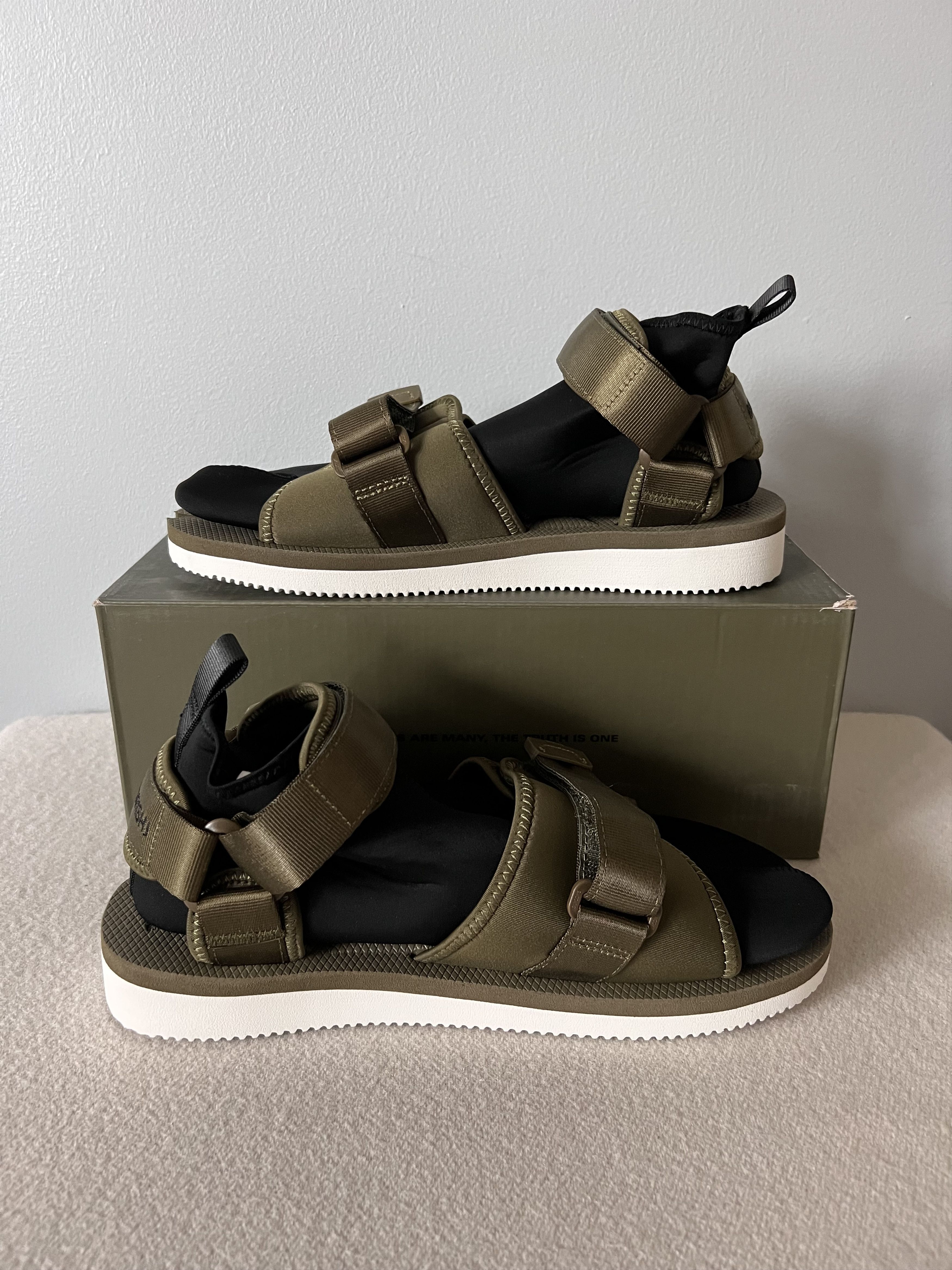 Maharishi × Suicoke Suicoke Maharishi Kuno Tabi Sandals in Olive Black Size US 8 / EU 41 - 3 Thumbnail