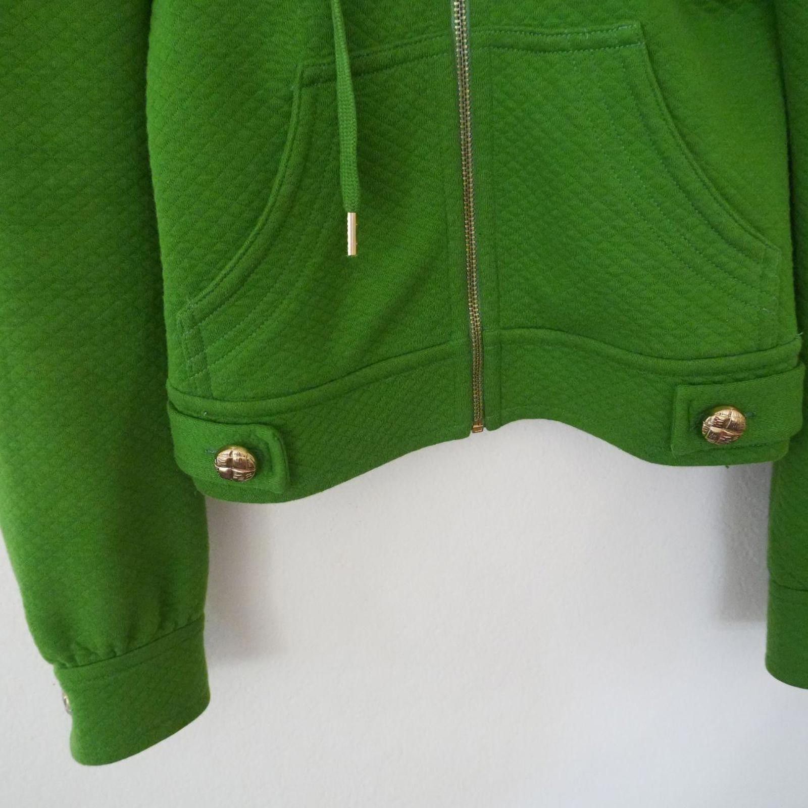 Juicy Couture Jeans Juicy Couture Hoodie Women's S Lime Green Full Zip Waffle Size S / US 4 / IT 40 - 3 Thumbnail