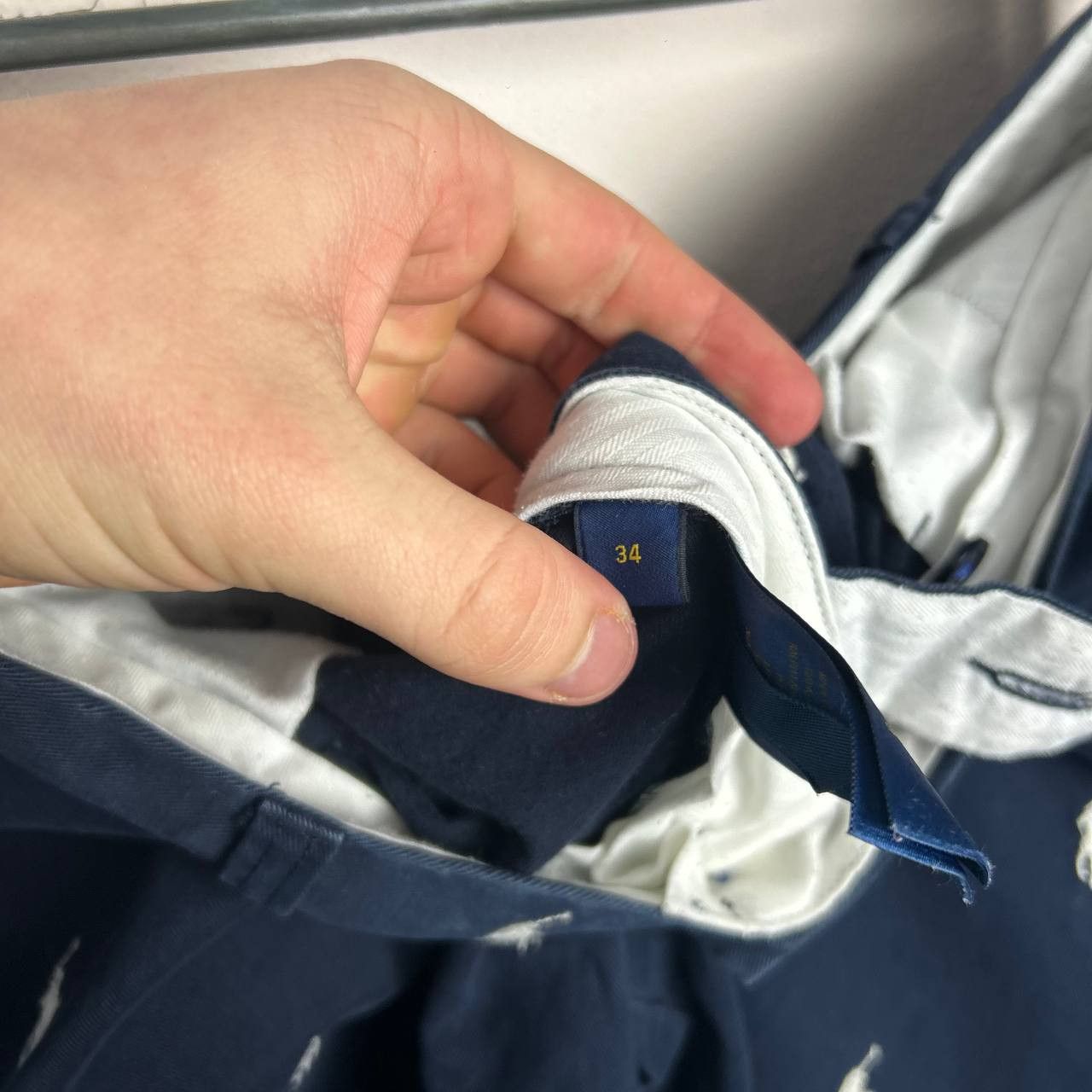 Polo Ralph Lauren Mens Polo Ralph Lauren Monogrammed logo y2k shorts Size US 34 / EU 50 - 9 Thumbnail