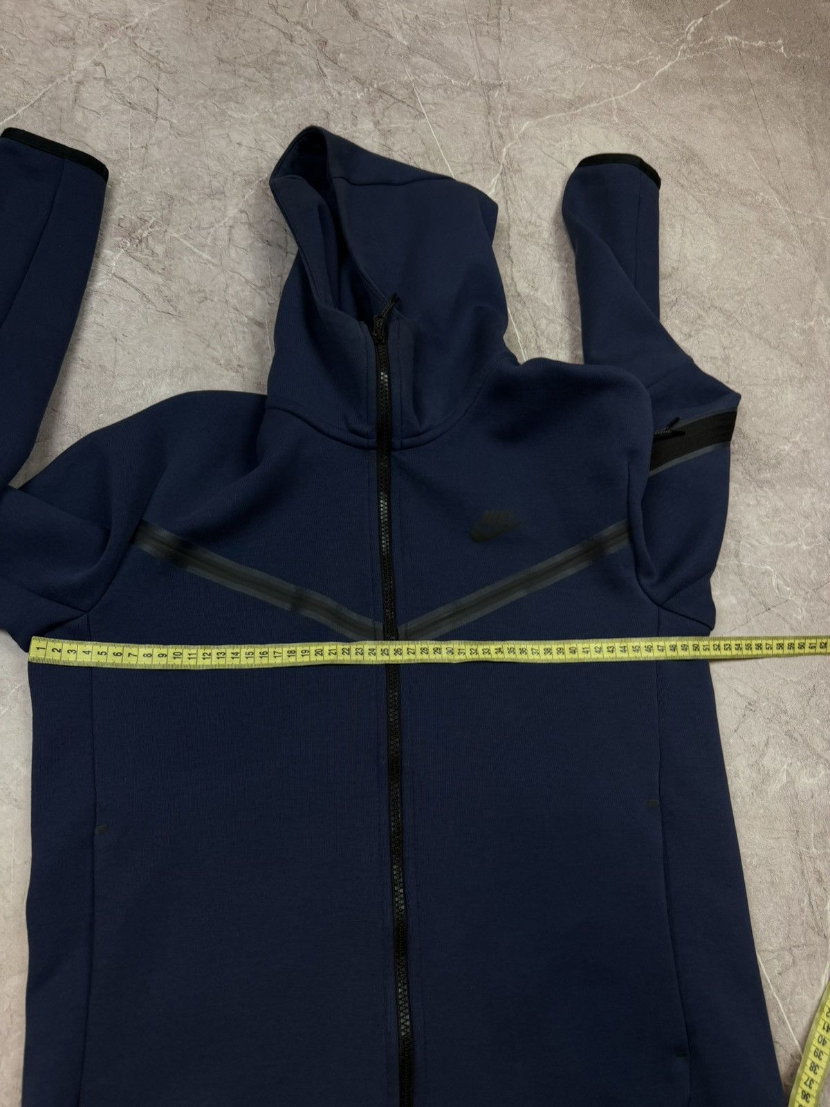 Nike Nike tech Fleece navy blue OG model zip-up hoodie Drill Size US S / EU 44-46 / 1 - 11 Thumbnail