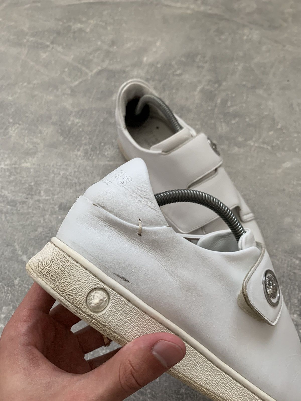 Versus Versace Versus Versace Women's Sneakers White Leather Medusa Size US 10 / IT 40 - 7 Thumbnail