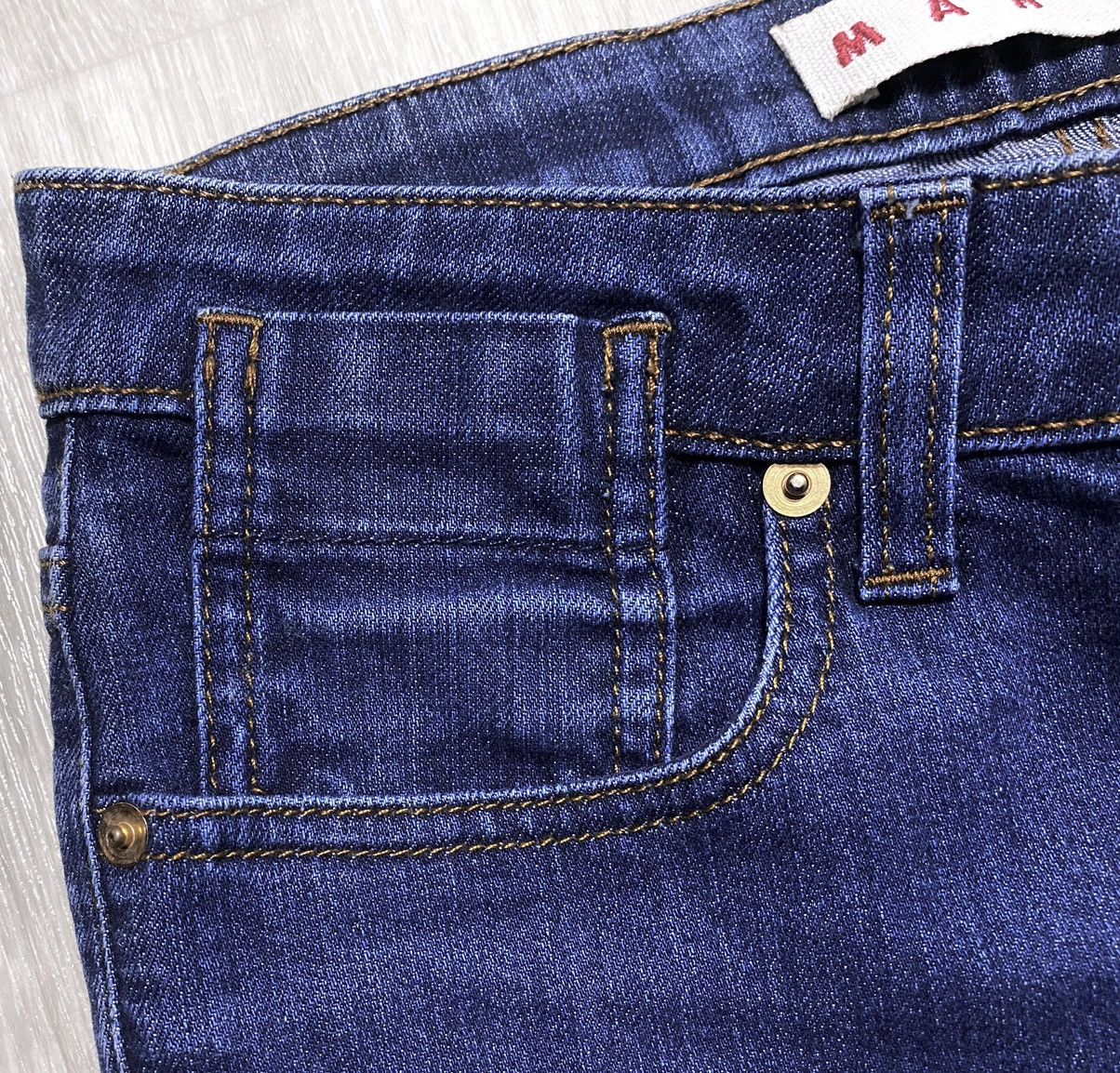 Marni Womens Marni Skinny Fit Navy Cotton Stretchy Jeans Denim Lux Size 25" / US 0 / IT 36 - 11 Thumbnail