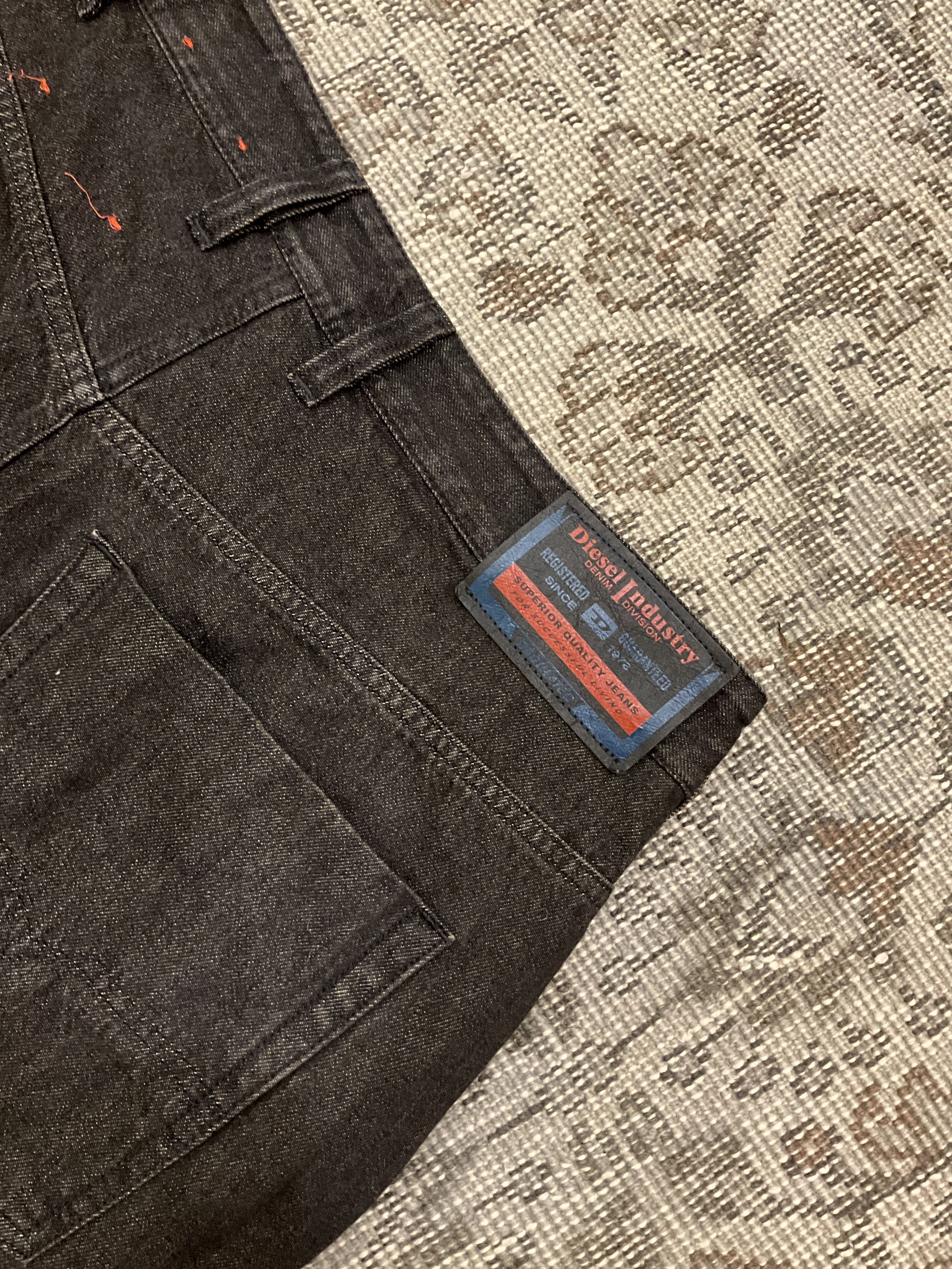 Diesel Diesel 1997 D-ENIM-M Relaxed Wide Leg Jeans Black W32 L32 Size US 32 / EU 48 - 6 Thumbnail