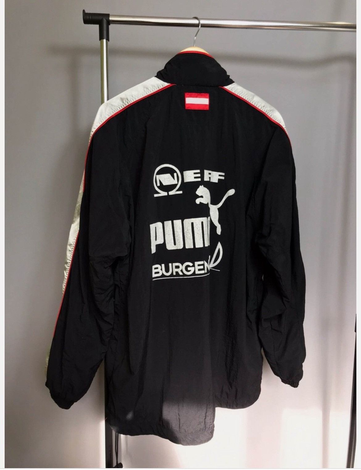 Puma Austria Track Football Jacket Burgenland Neff 90s Adults Size US M / EU 48-50 / 2 - 5 Thumbnail