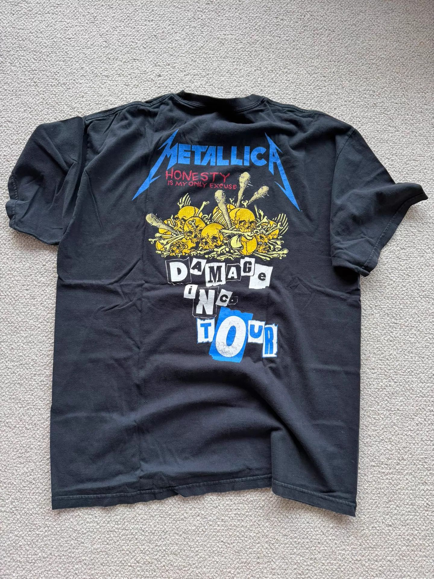 Metallica Metallica Damage Inc. Skull L T Black Size US L / EU 52-54 / 3 - 3 Thumbnail
