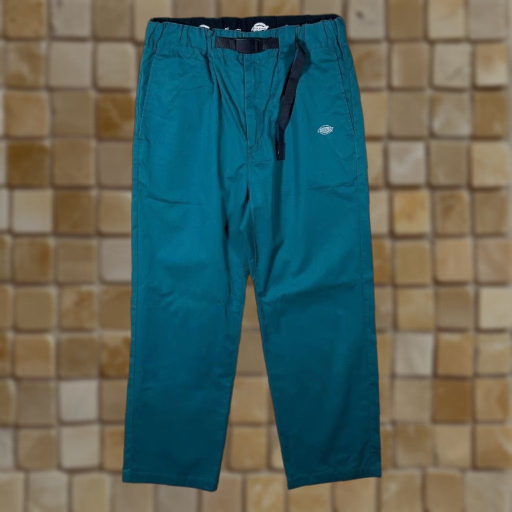 Dickies Dickies x Niko and... Teal Blue Straight Leg Parachute Trousers 31 x 27 Mens Trousers Zip Fly 31 Regular Size US 31 - 1 Thumbnail