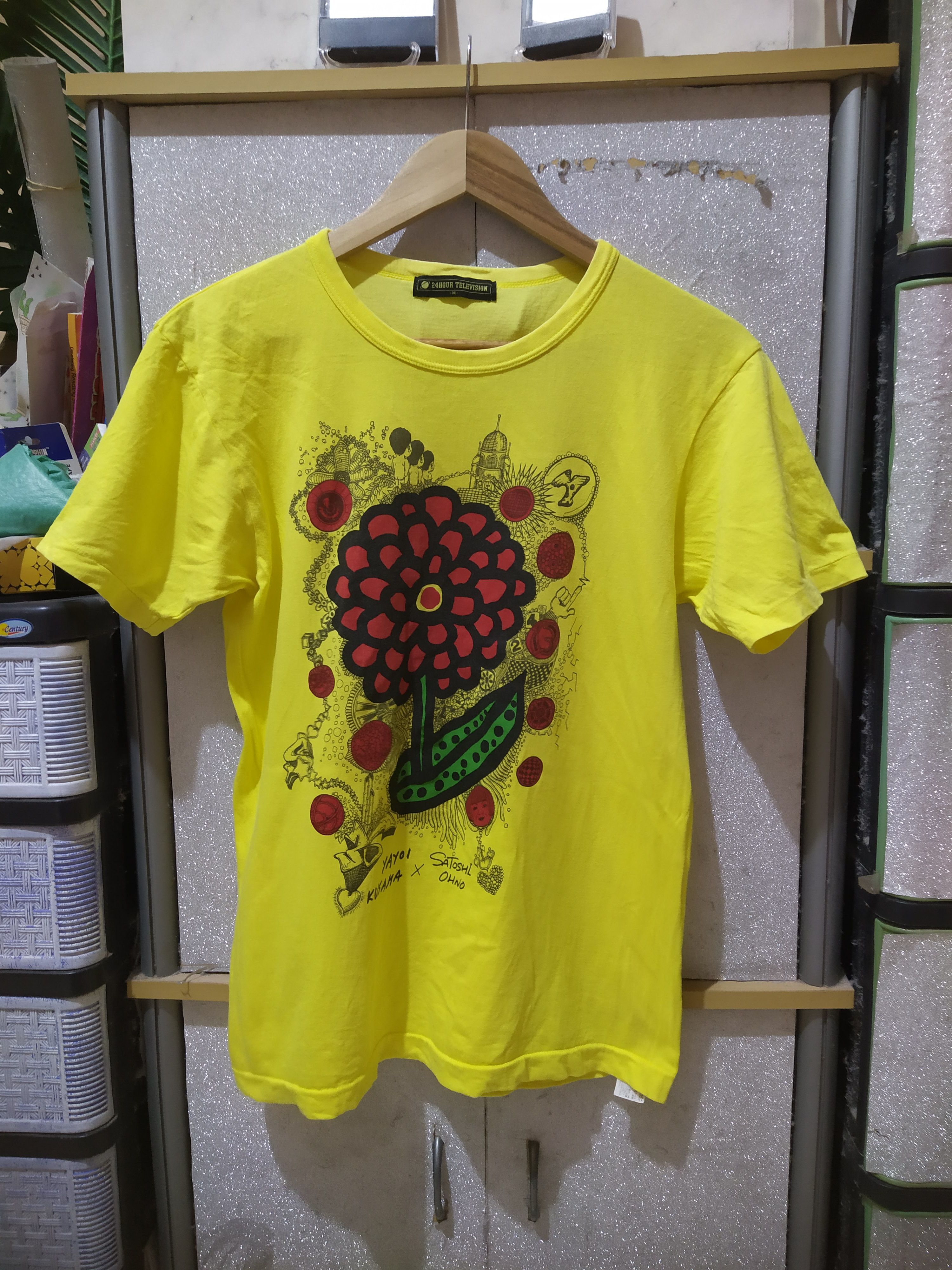 Japanese Brand VTG Yayoi Kusama x Satoshi Ohno Japanese Artist Design Size US M / EU 48-50 / 2 - 1 Thumbnail