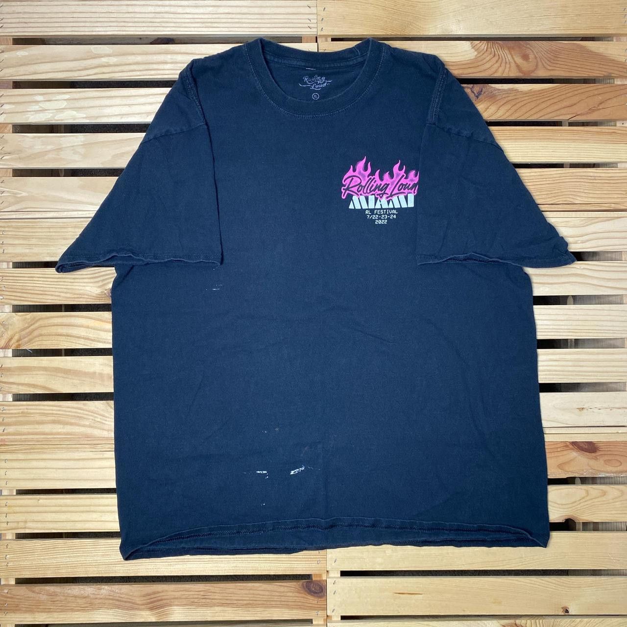 Rolling Loud Rolling Loud 2022 Black Rap Concert Tee Size XL Size US XL / EU 56 / 4 - 2 Thumbnail
