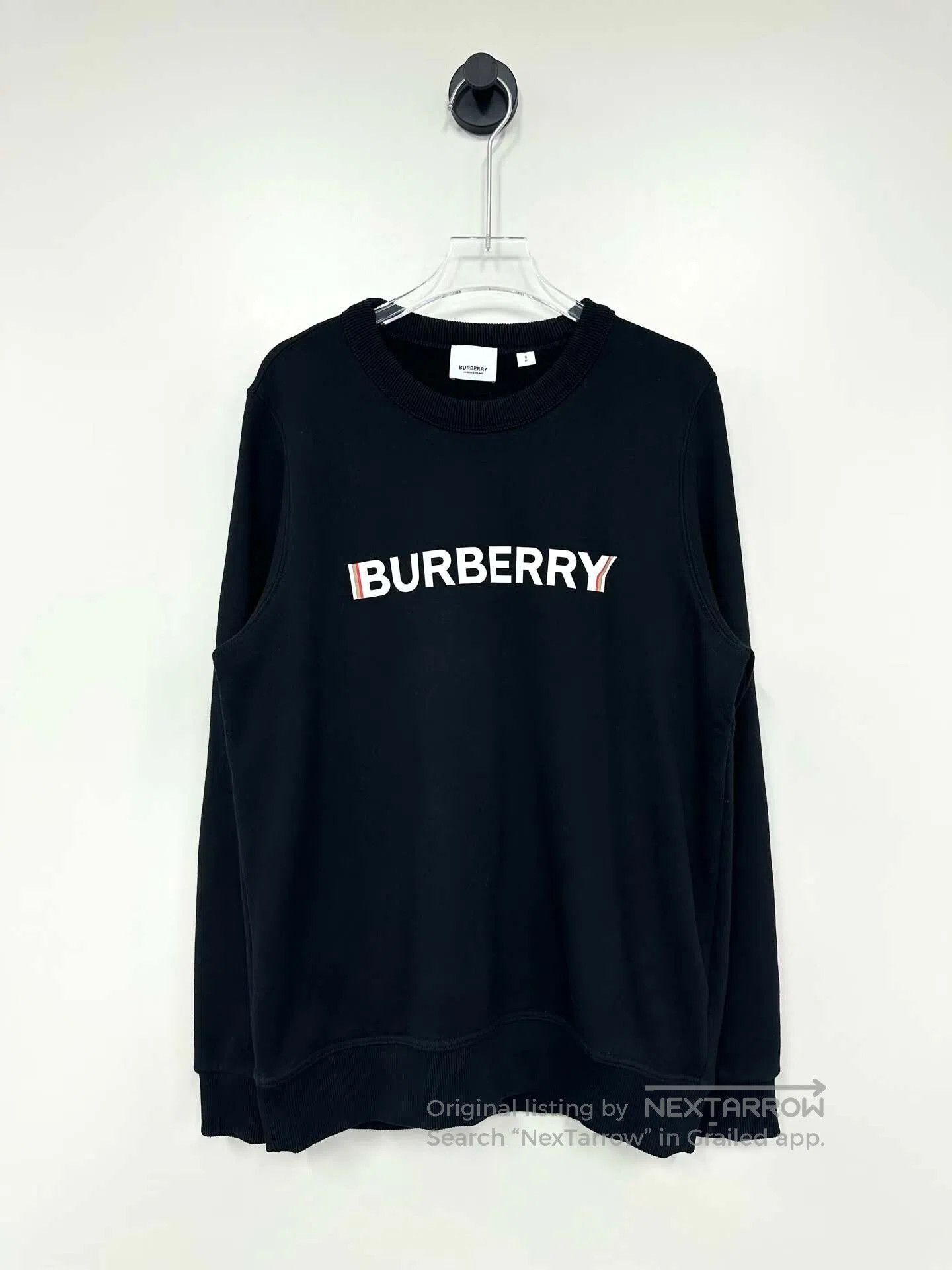 Burberry Burberry Black Letter印花 Logo Long-sleeve Sweatshirt| Size US S / EU 44-46 / 1 - 1 Thumbnail