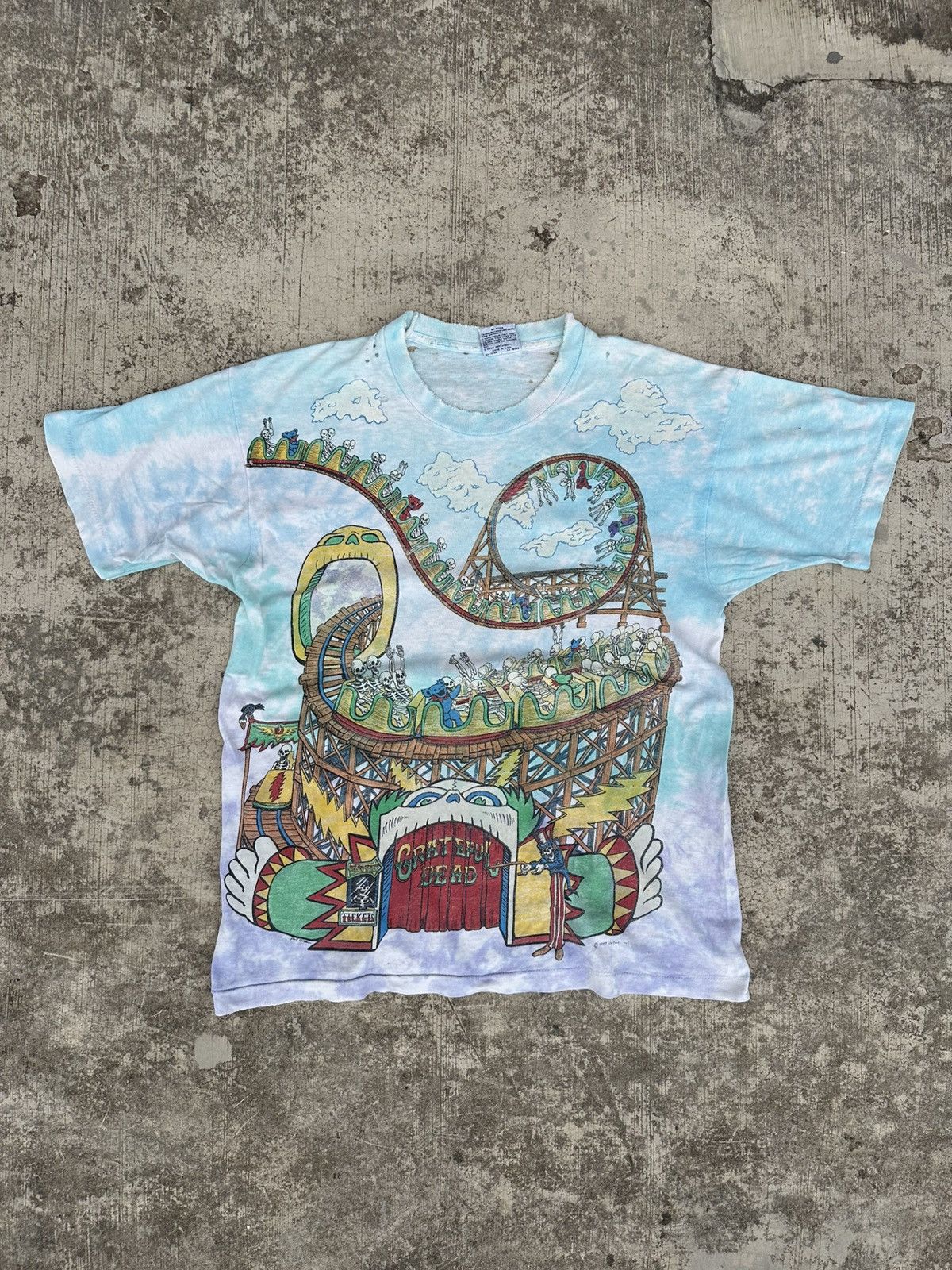 Grateful Dead × Liquid Blue Vintage 1993 Liquid Blue Grateful Dead Tee Size US L / EU 52-54 / 3 - 1 Thumbnail